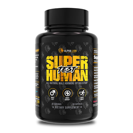 ALPHA LION Superhuman Test Natural Testosterone Booster for Men Capsule 30 Count