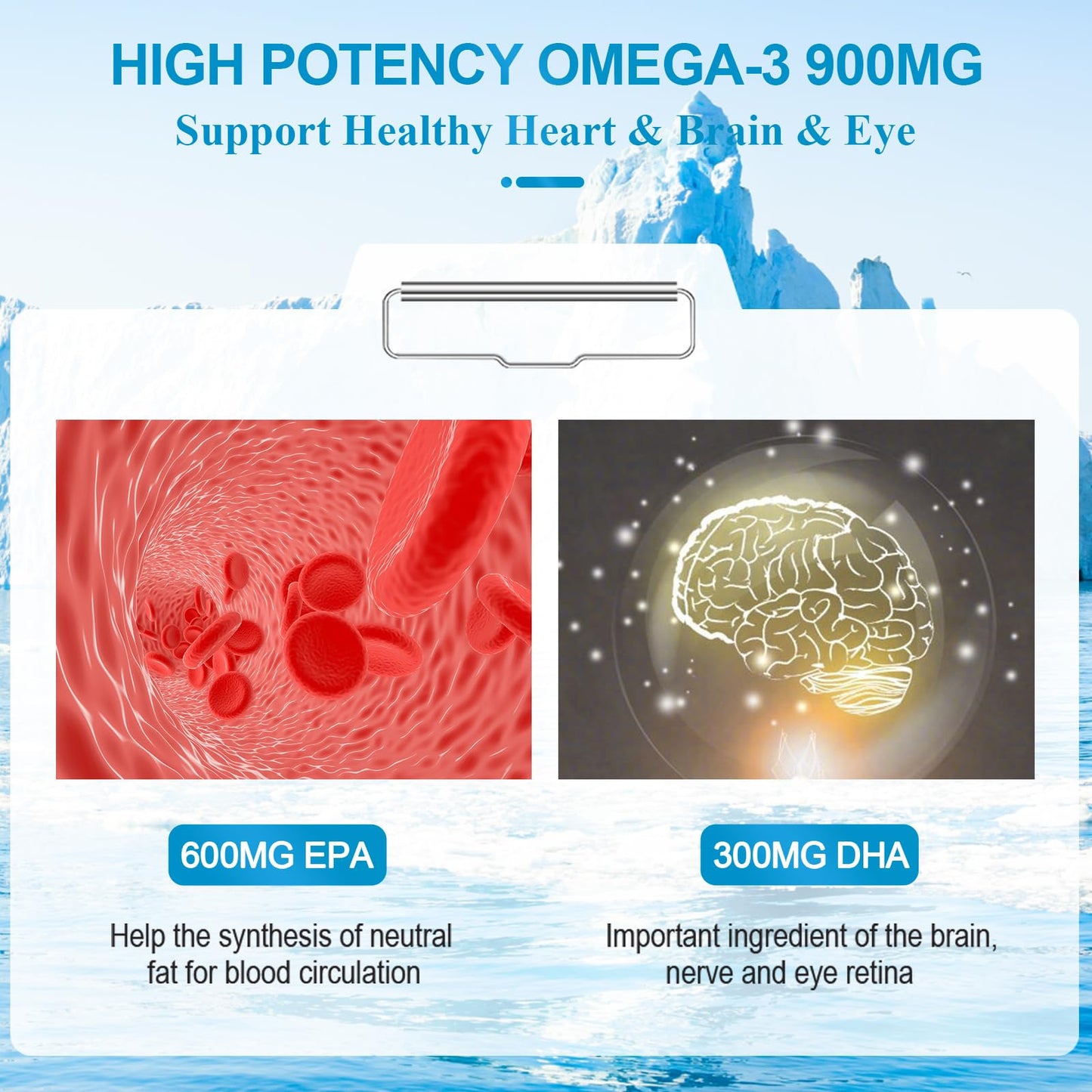 DR.BRIAN ROETTGER Odorless Omega-3 Fish Oil Supplement 1200 mg Capsule, 180 Count