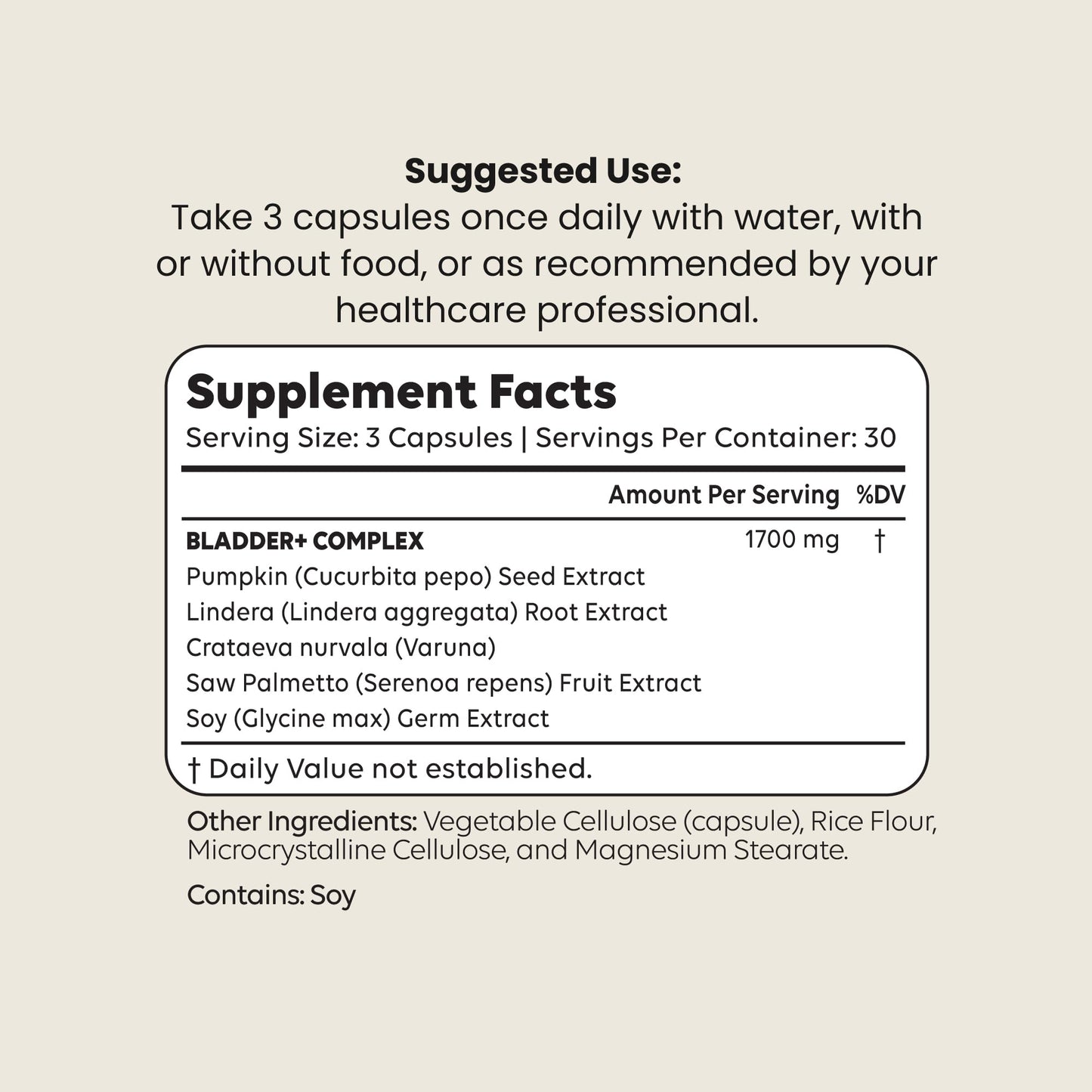 Newt Bladder Plus Bladder Control Supplements for Frequent Urination Relief, Urinary Urgency & Incontinence Capsules, 90 Count