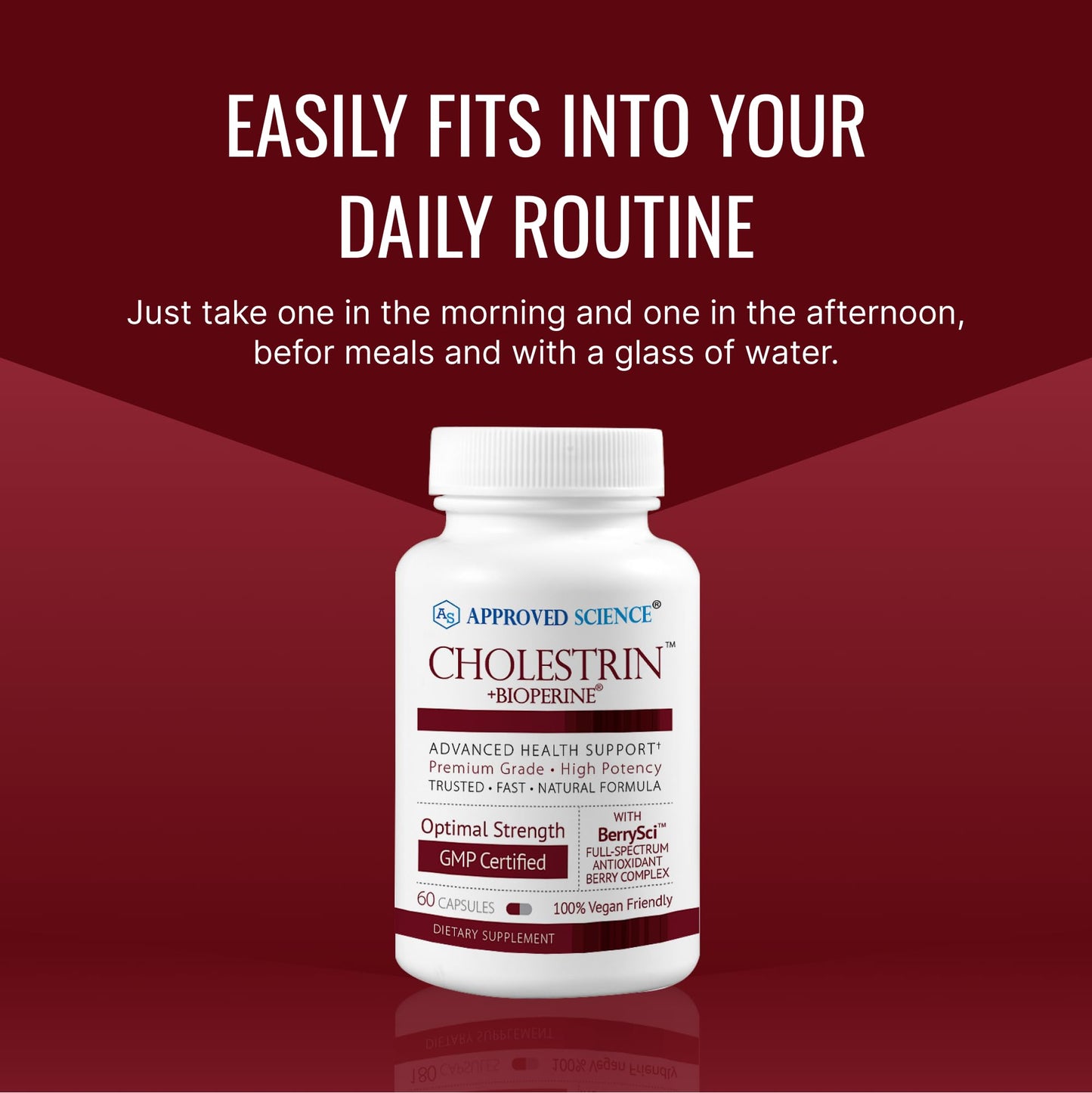 Approved Science Cholestrin Lipid Level Support Capsules 180