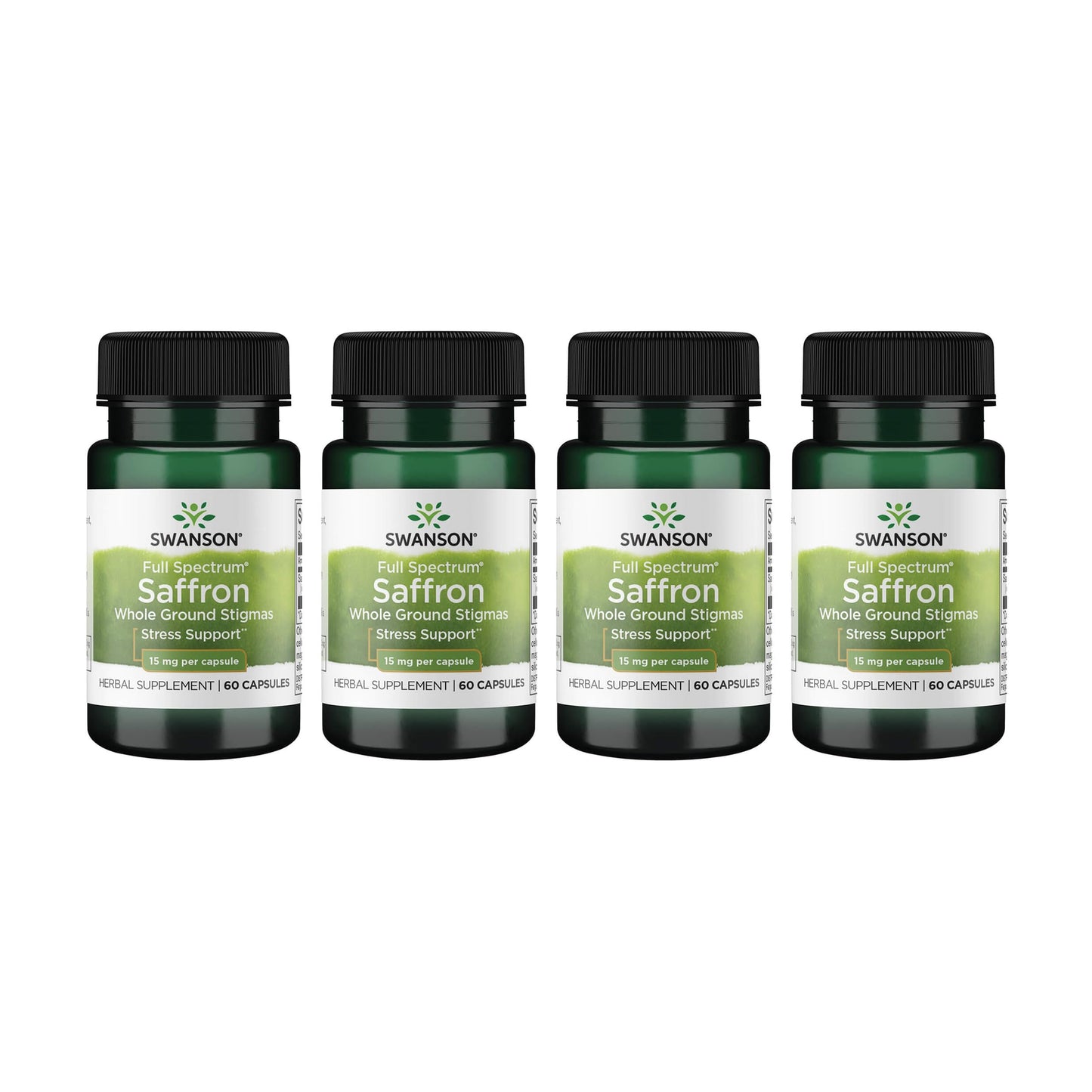 Swanson Full Spectrum Organic Spanish Saffron Mood and Stress Support Capsule, 240 Capsules