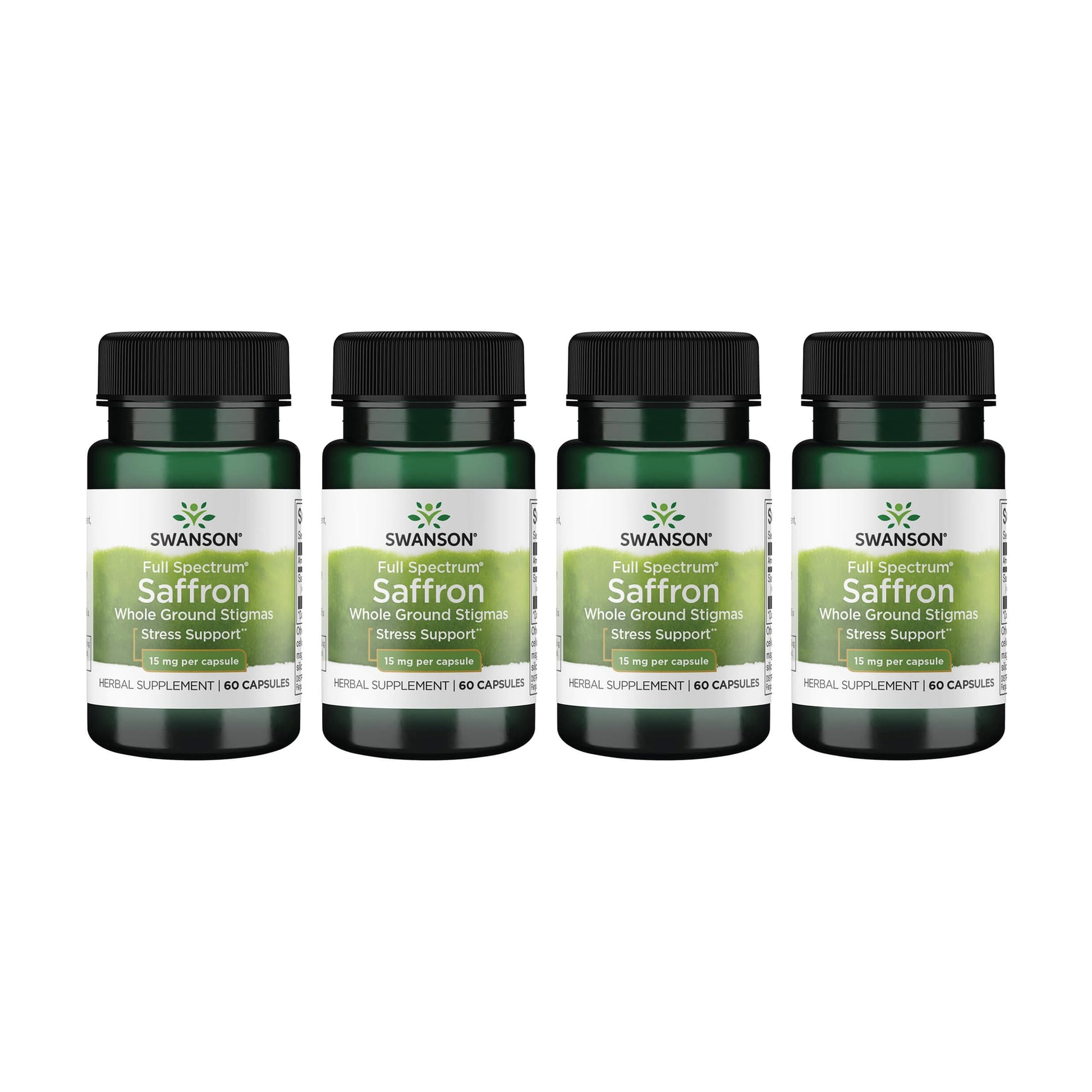 Swanson Full Spectrum Organic Spanish Saffron Mood and Stress Support Capsule, 240 Capsules