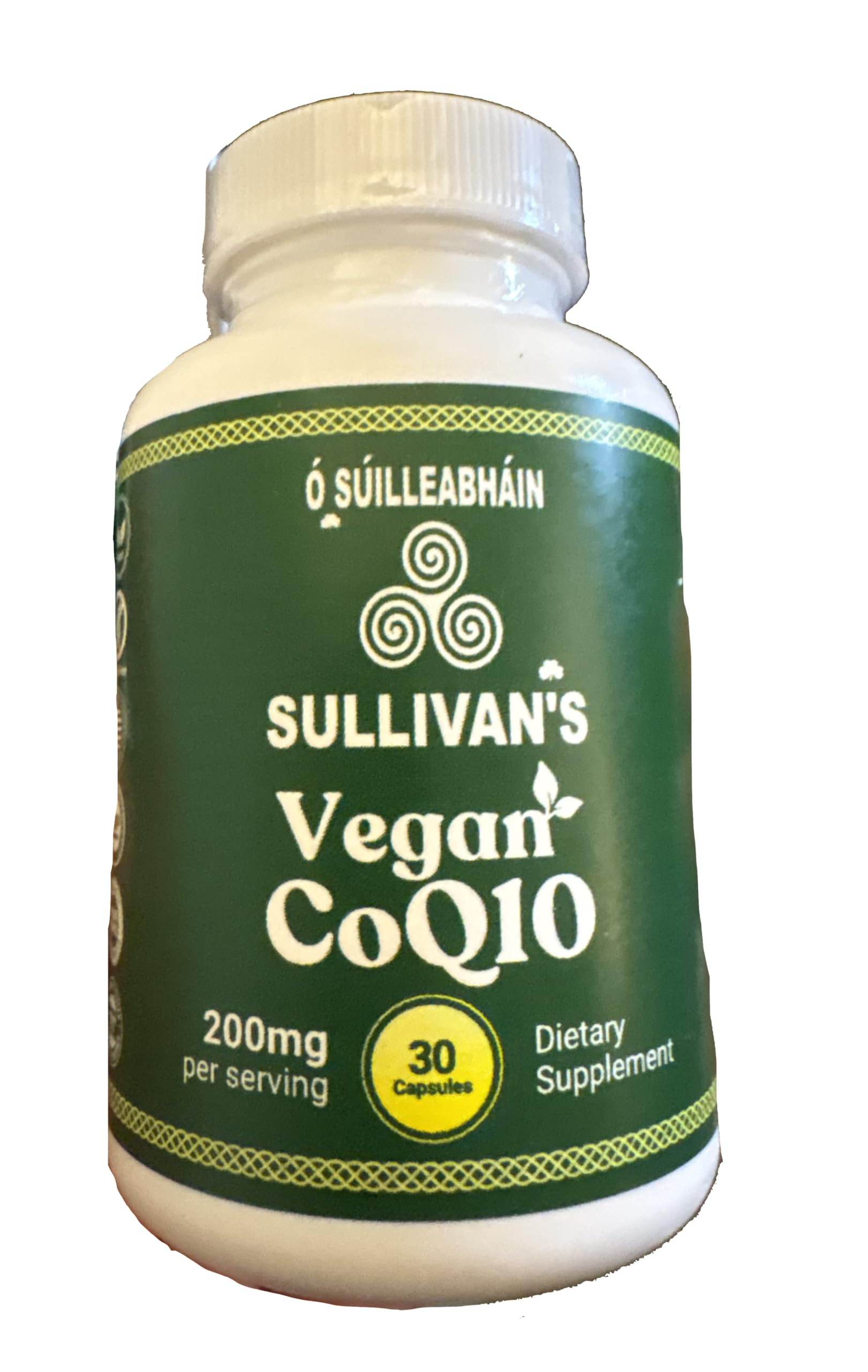 Ó SÚILLEABHÁIN SULLIVAN'S Vegan CoQ10 200mg Capsule, 30 Count