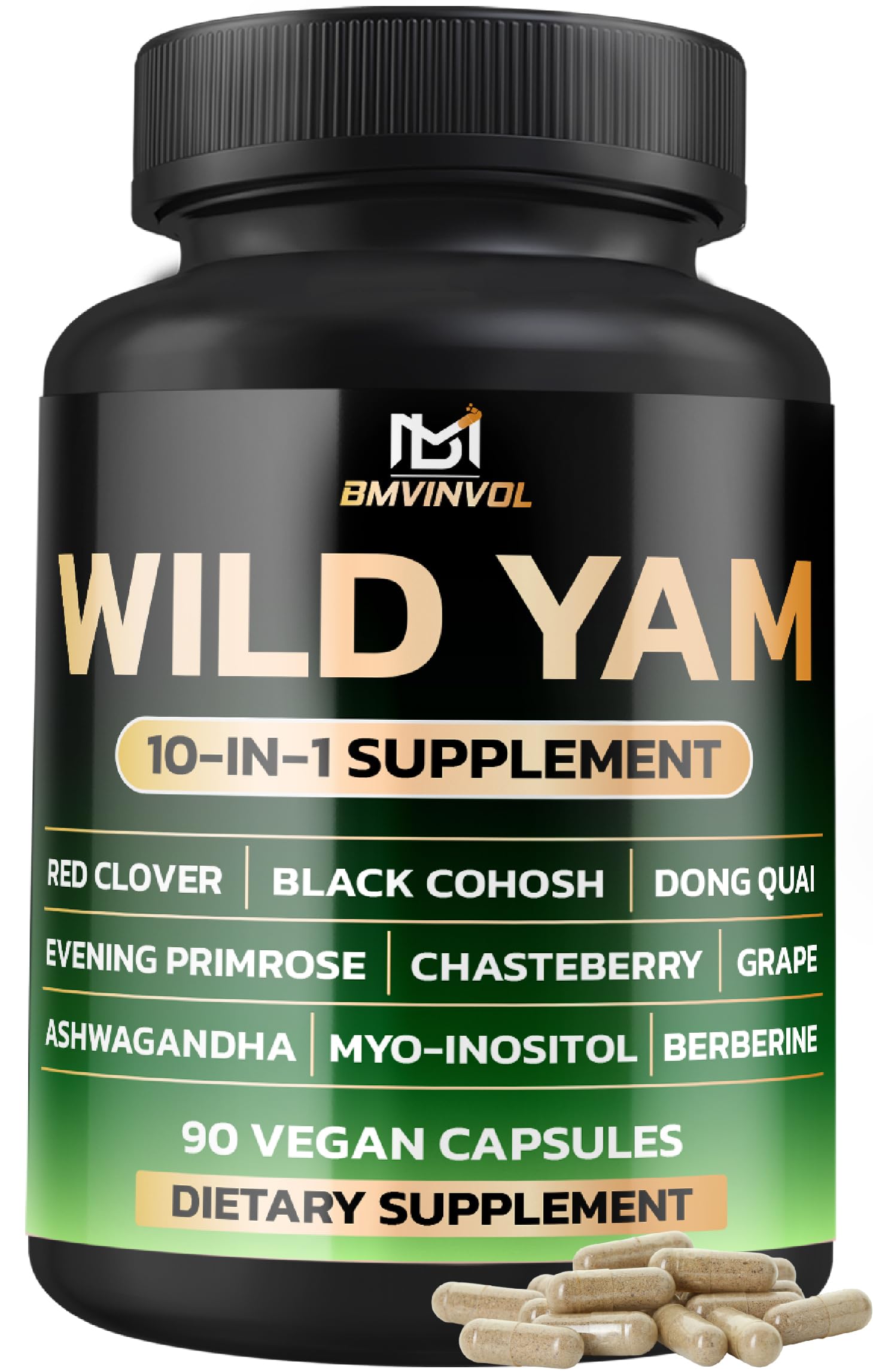 BMVINVOL Wild Yam Supplement Capsule, 90 Capsules
