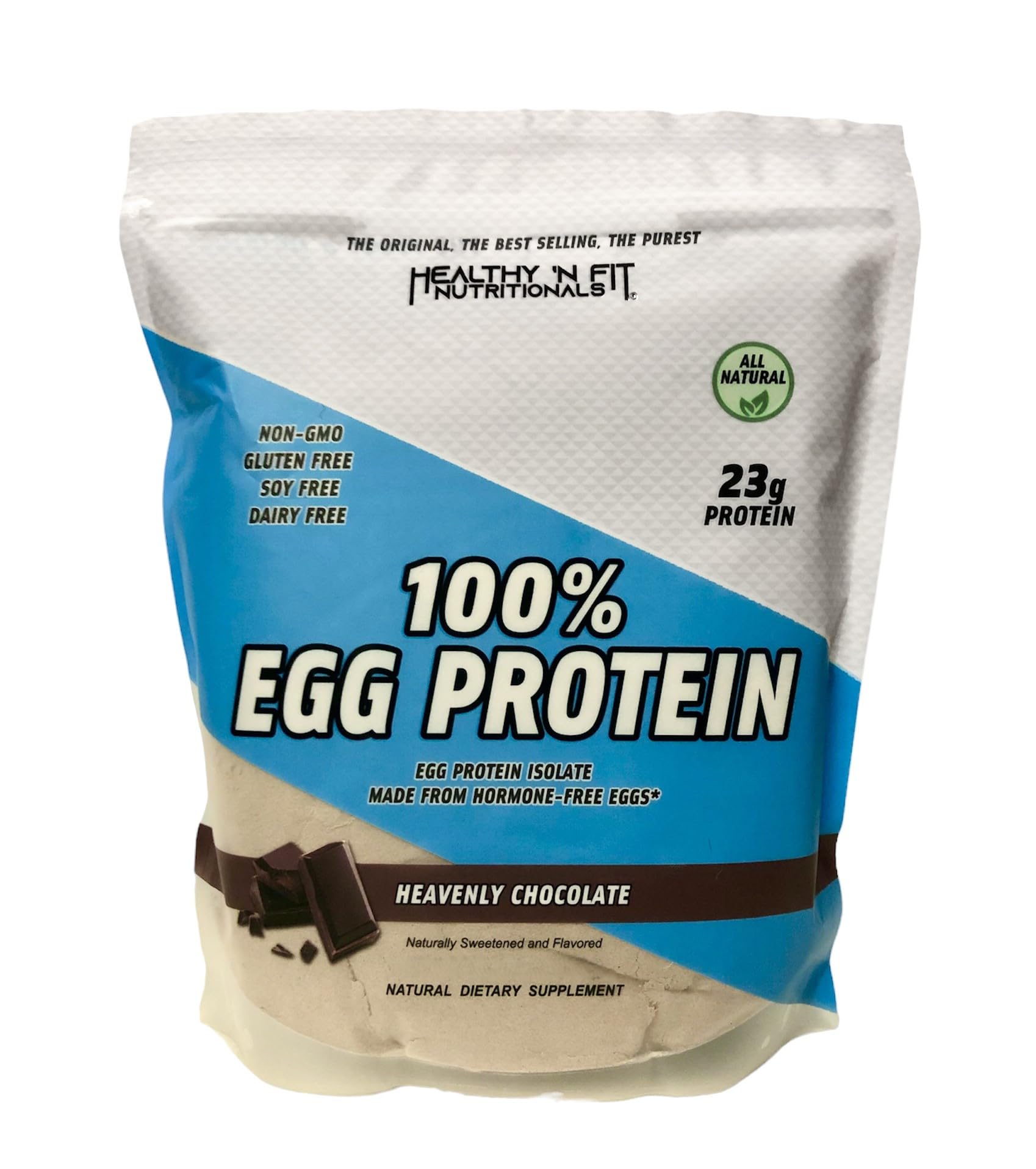 Healthy 'N Fit 100% Egg Protein Powder - Chocolate (12 oz)