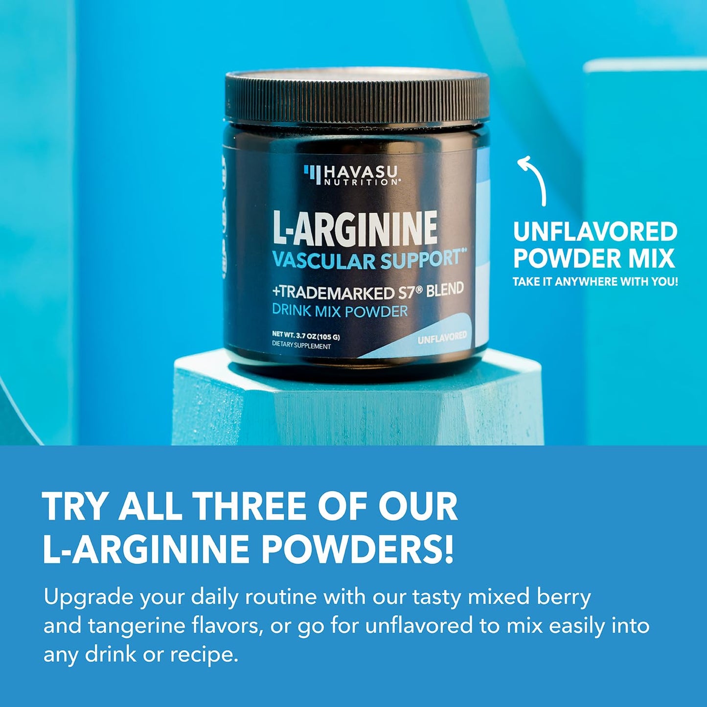 HAVASU NUTRITION L-Arginine Powder 3.7 Ounce
