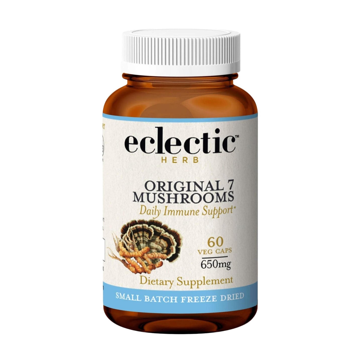 ECLECTIC INSTITUTE Ecelctic Herb - Original 7 Mushroom Capsules, 60 Count