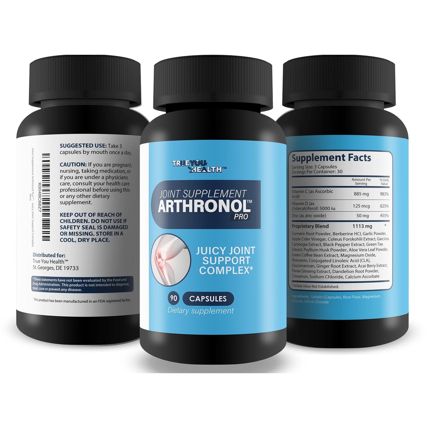 True You Health Arthronol Pro Bone Support Capsule, 90 Count