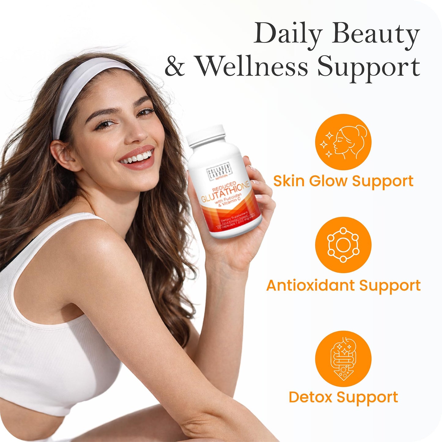 Collagen Laborés Advanced Glutathione Complex 500mg with Fucoidan & Vitamin C, 60 Capsules