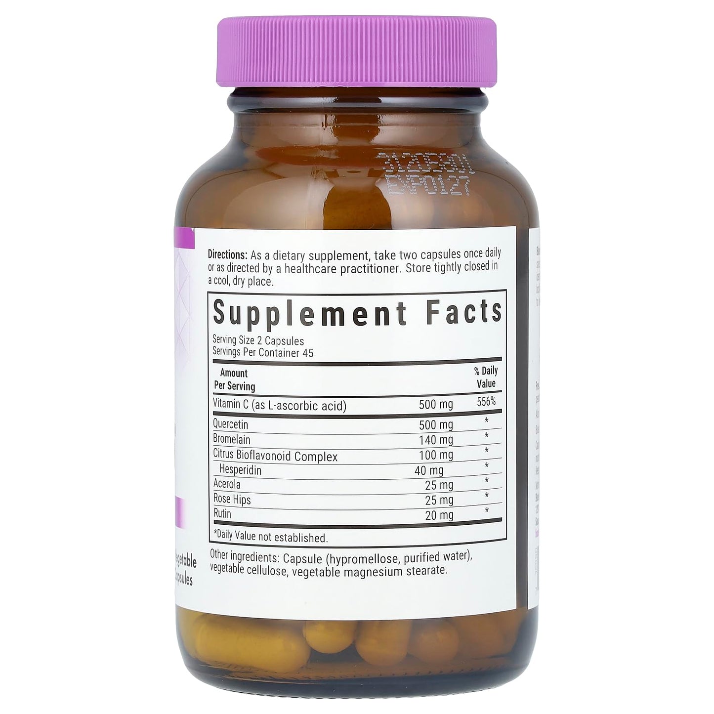 BlueBonnet Super Quercetin Vitamin C Supplement, 90 Capsules