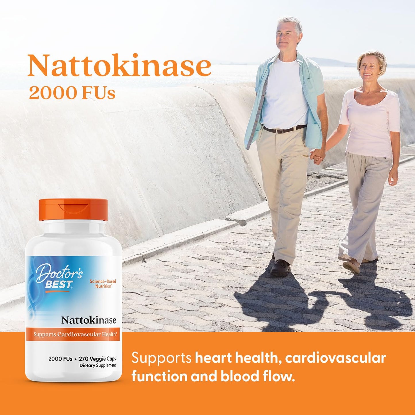 Doctor's Best Nattokinase Capsules 270
