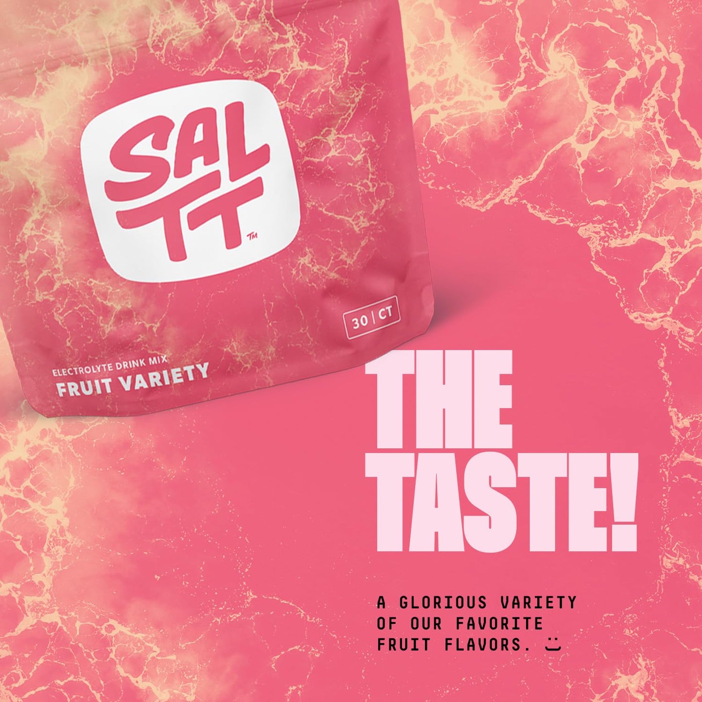 SALTT Electrolyte Packets - Fruit Variety Powder, 7