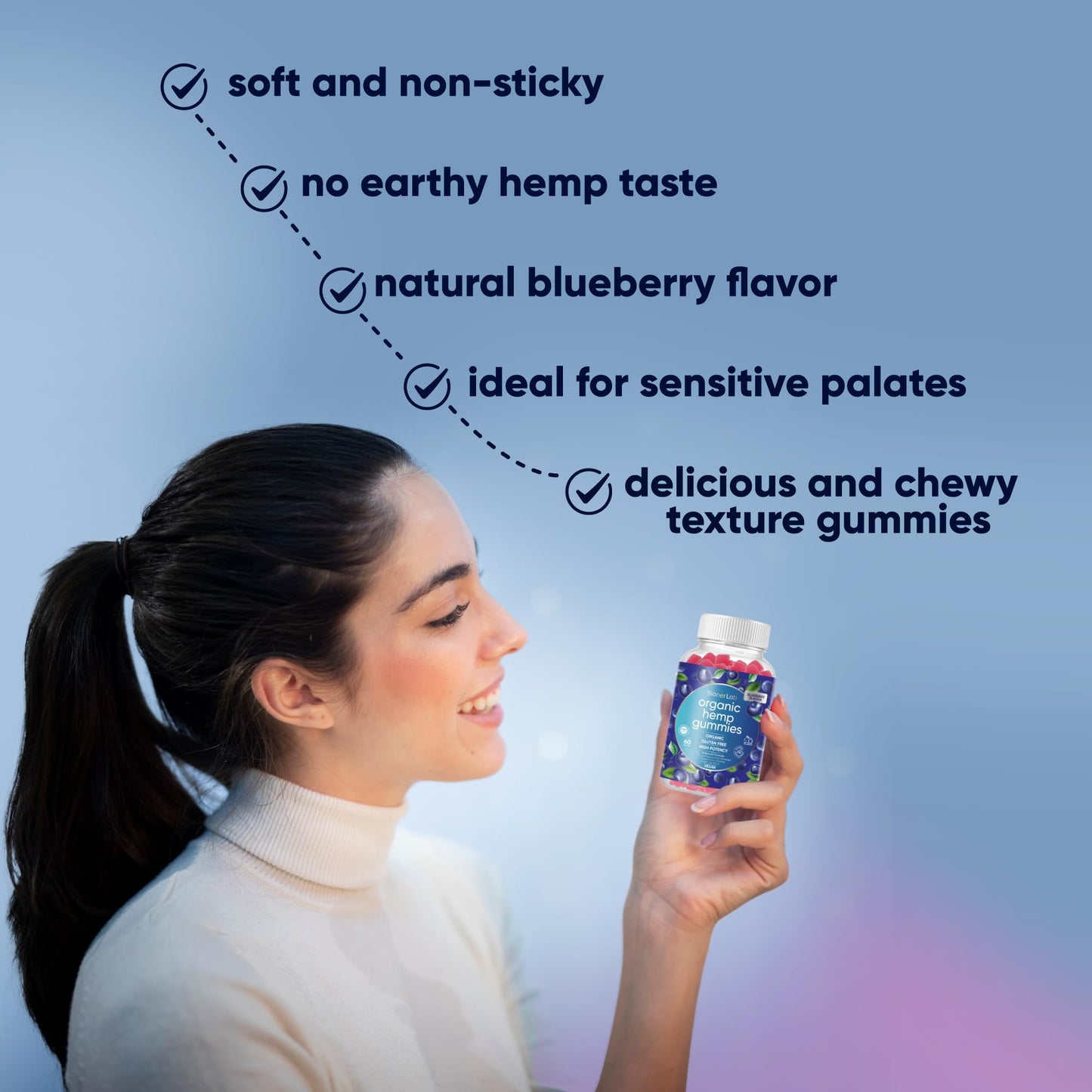 BionerLab Premium Organic Gummies 60 Count