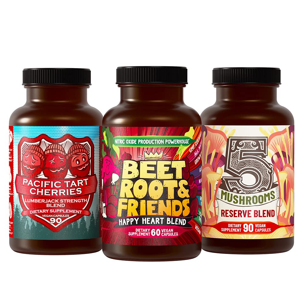 Hippie Farms Forever Young Bundle - Cognition, Heart, Circulation, Muscle Health, 3 Capsules