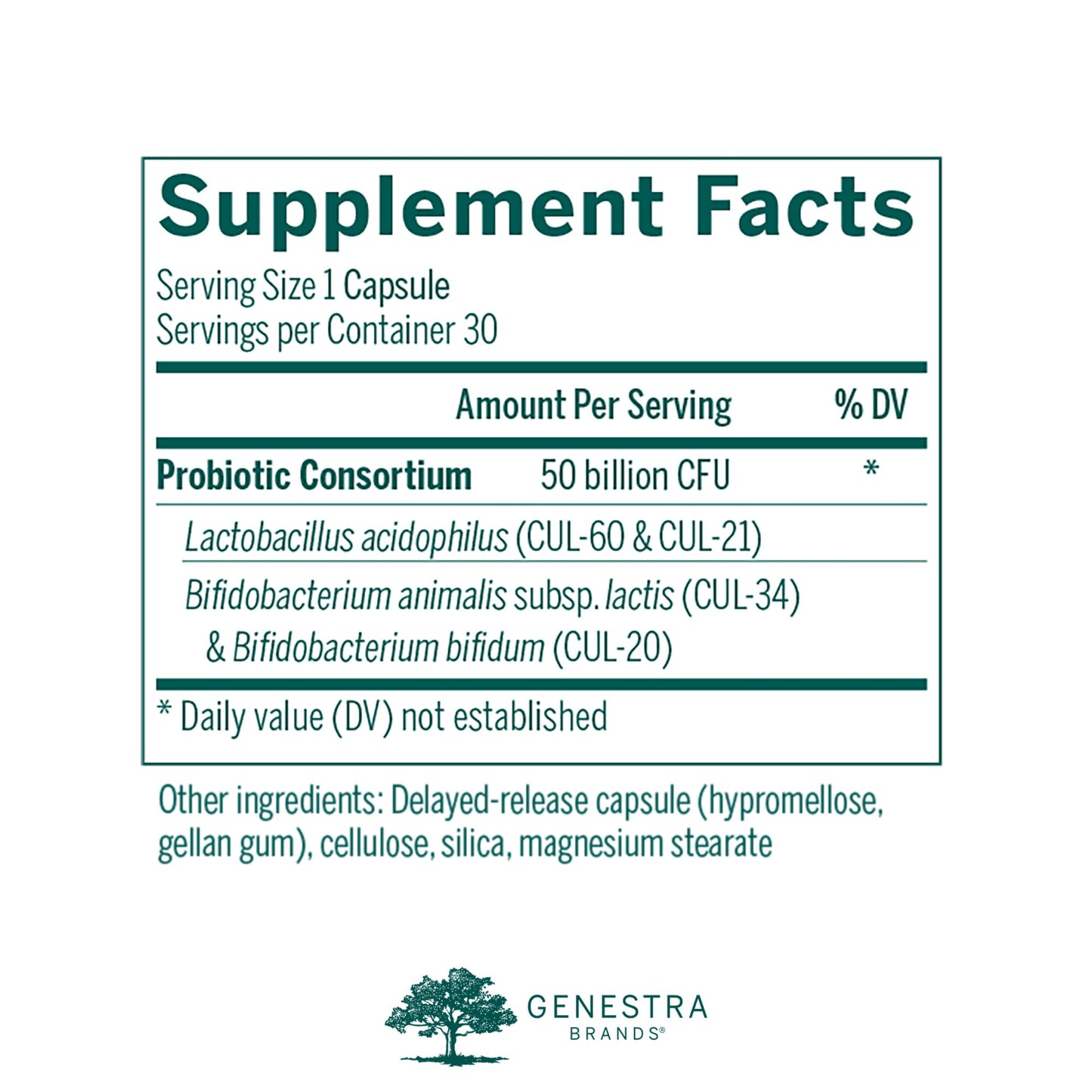 Genestra Brands HMF Intensive 50 Capsules, 30 Count