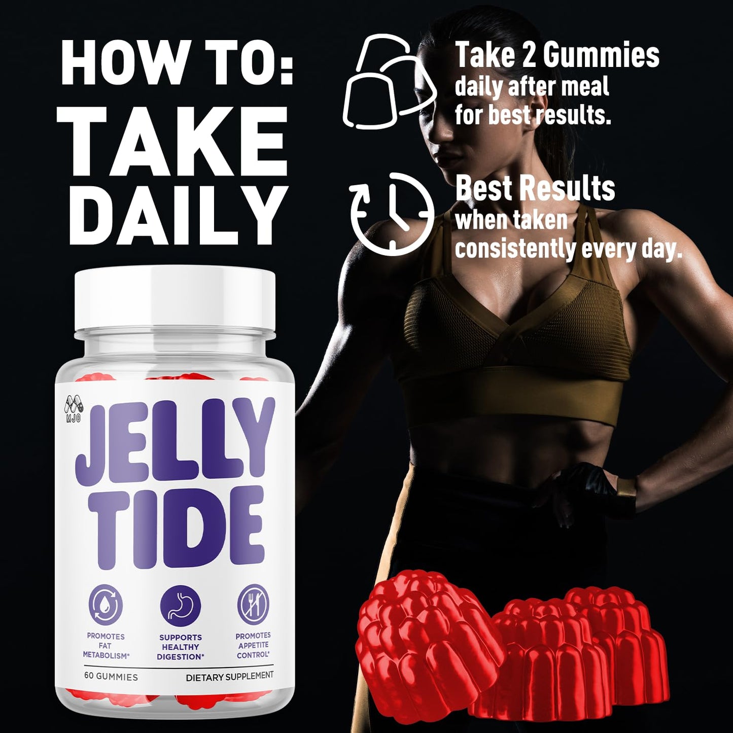 MJO Jelly Tide Gummies Gummy 180 Count