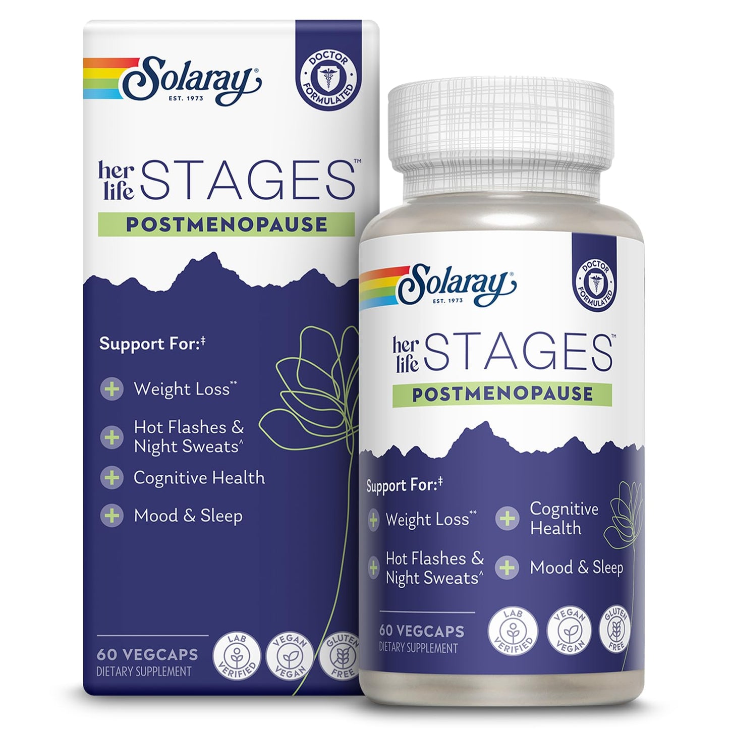 Solaray Postmenopause Life Stages with Resveratrol Capsule 60