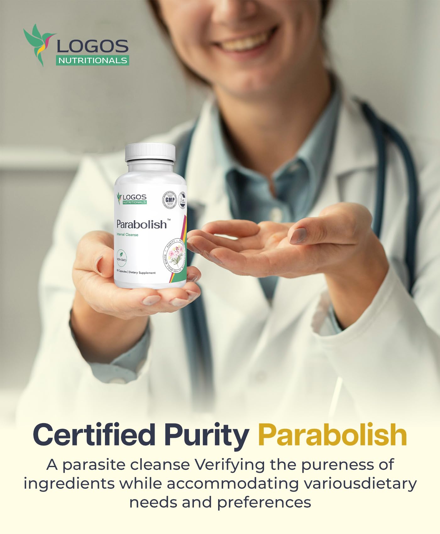 Logos Nutritionals Parabolish Para Cleanse Capsule 60 Count
