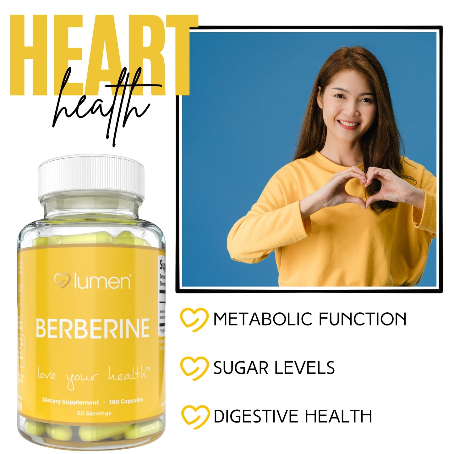 Lumen Naturals Berberine for Women Capsule 180 Capsules