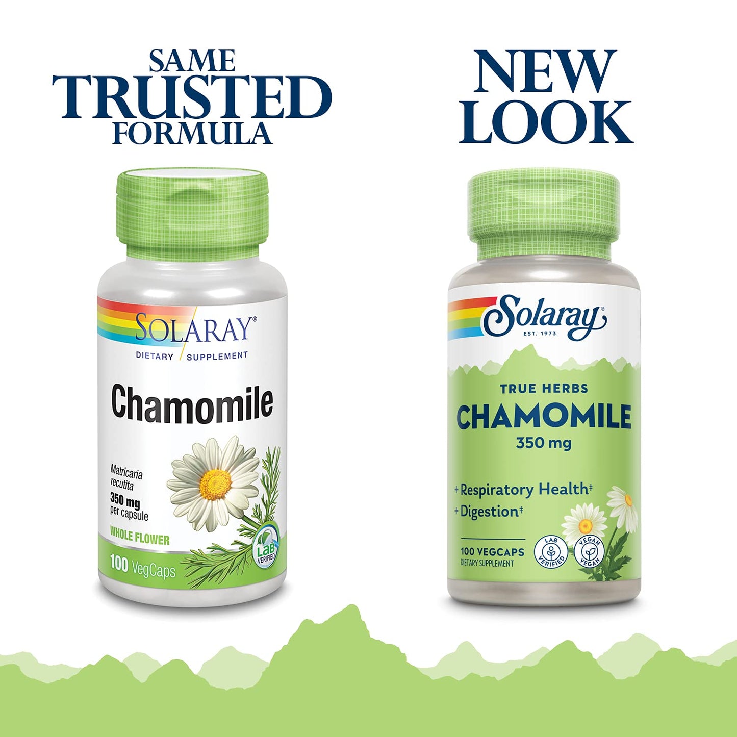 Solaray Chamomile Capsules, 100 Capsules