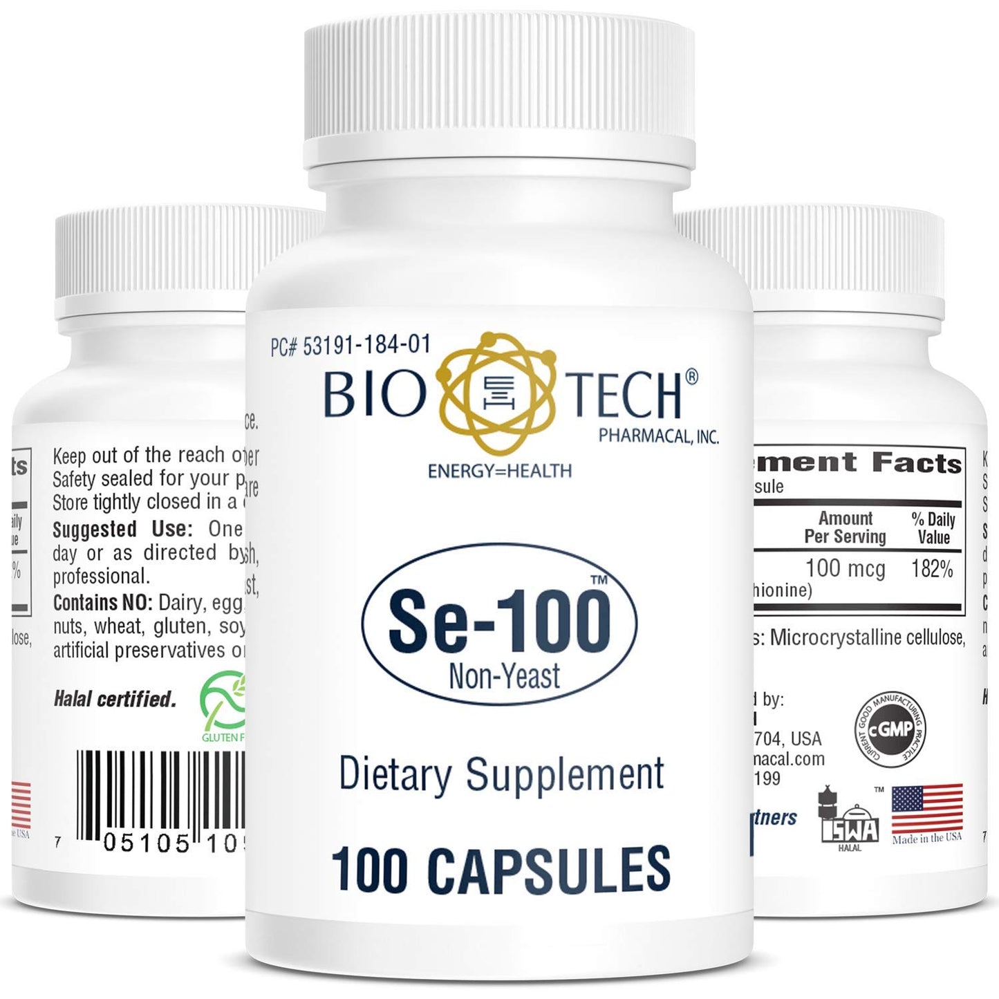 Bio-Tech Pharmacal Se-100 Tablet 100 Count
