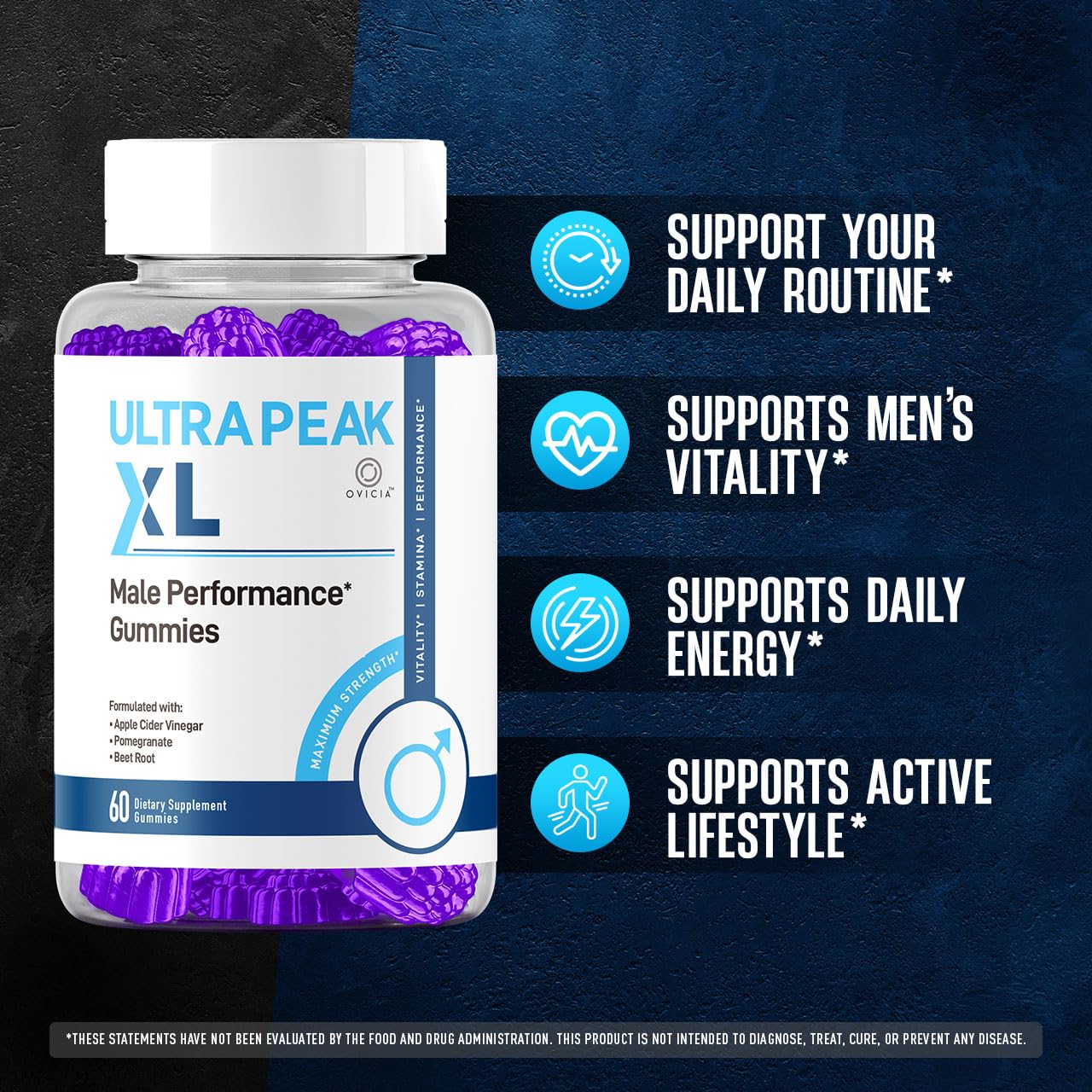 OVICIA Ultra Peak XL 60 Gummies