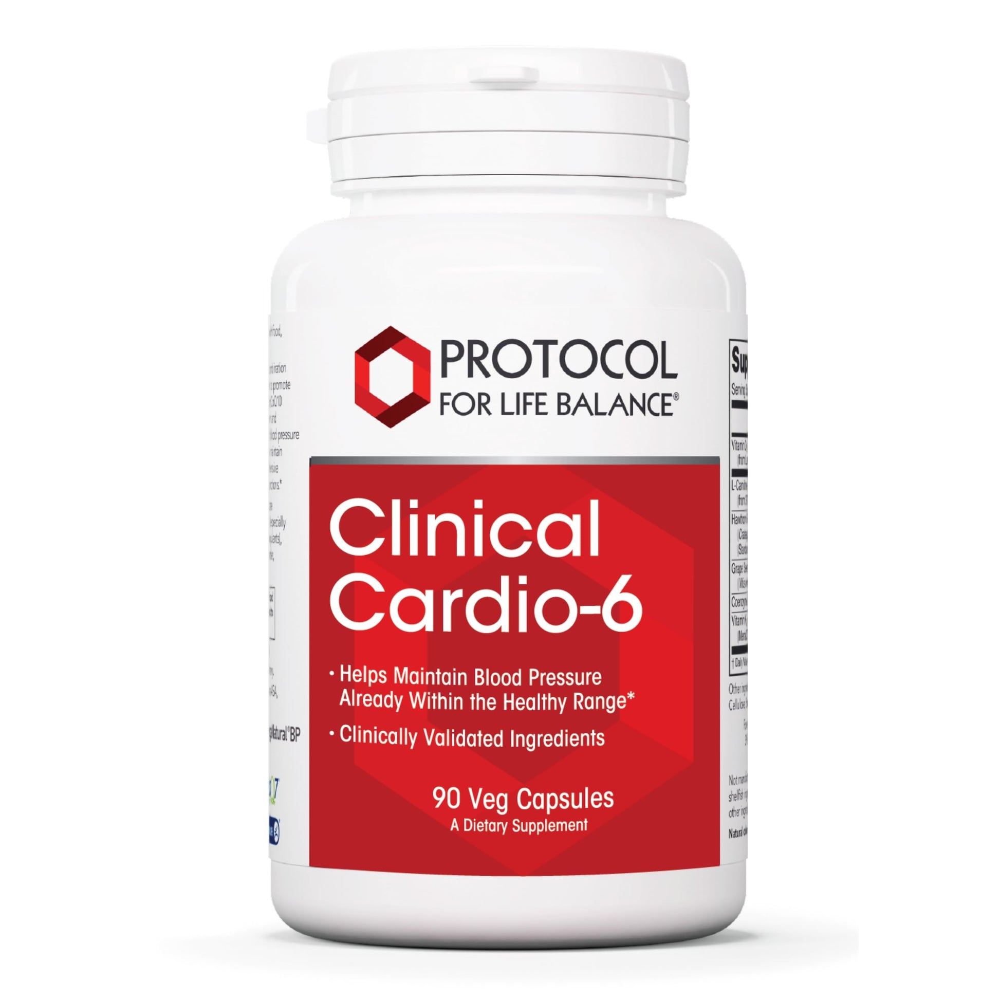 Protocol for Life Balance Clinical Cardio-6 Capsules, 90 Veg Caps