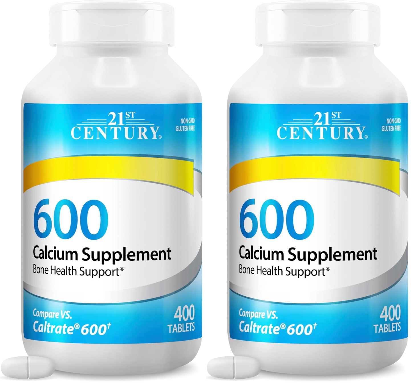 21st Century Calcium 600 mg Supplement, 800 Tablets