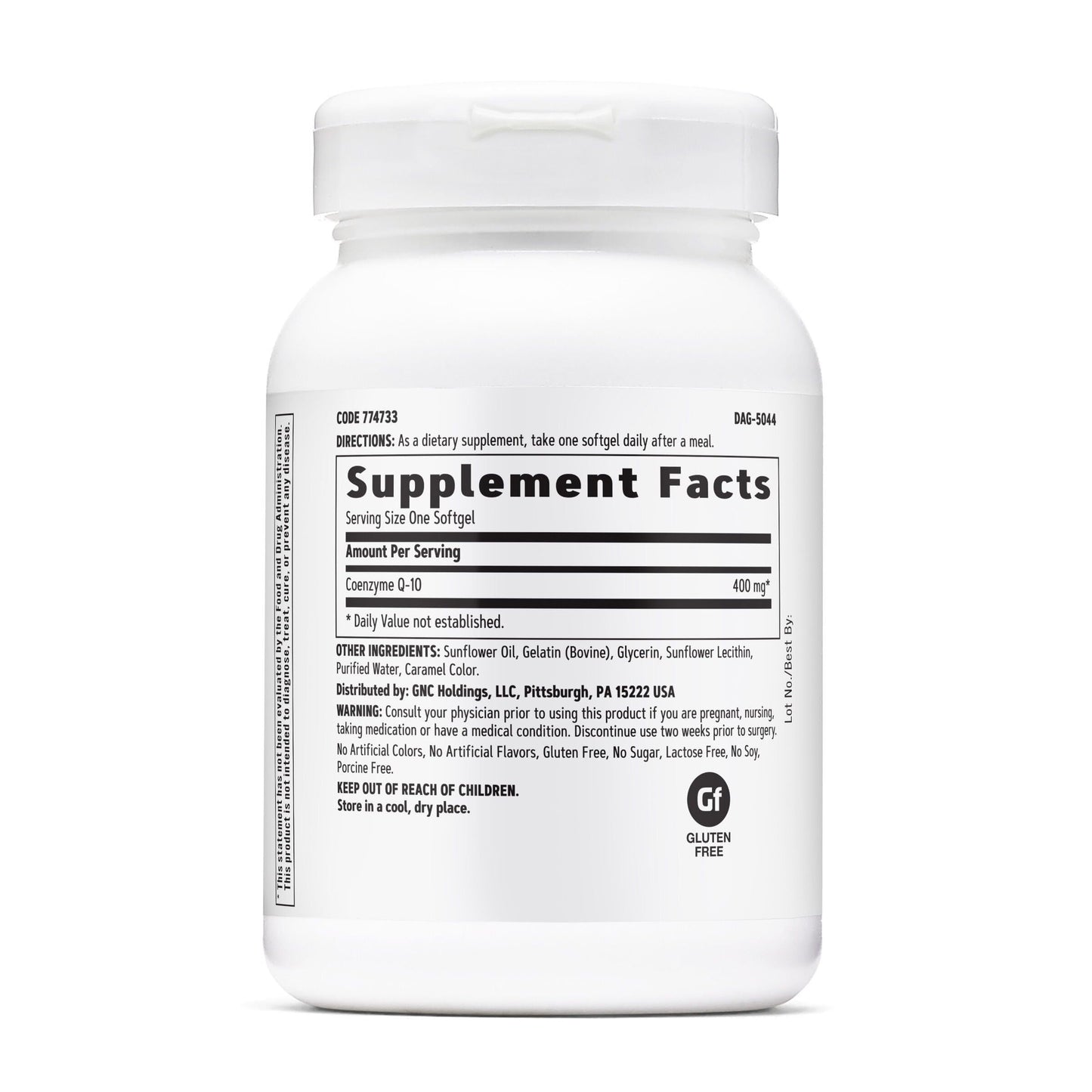 GNC CoQ-10 400mg Softgel 60 Count