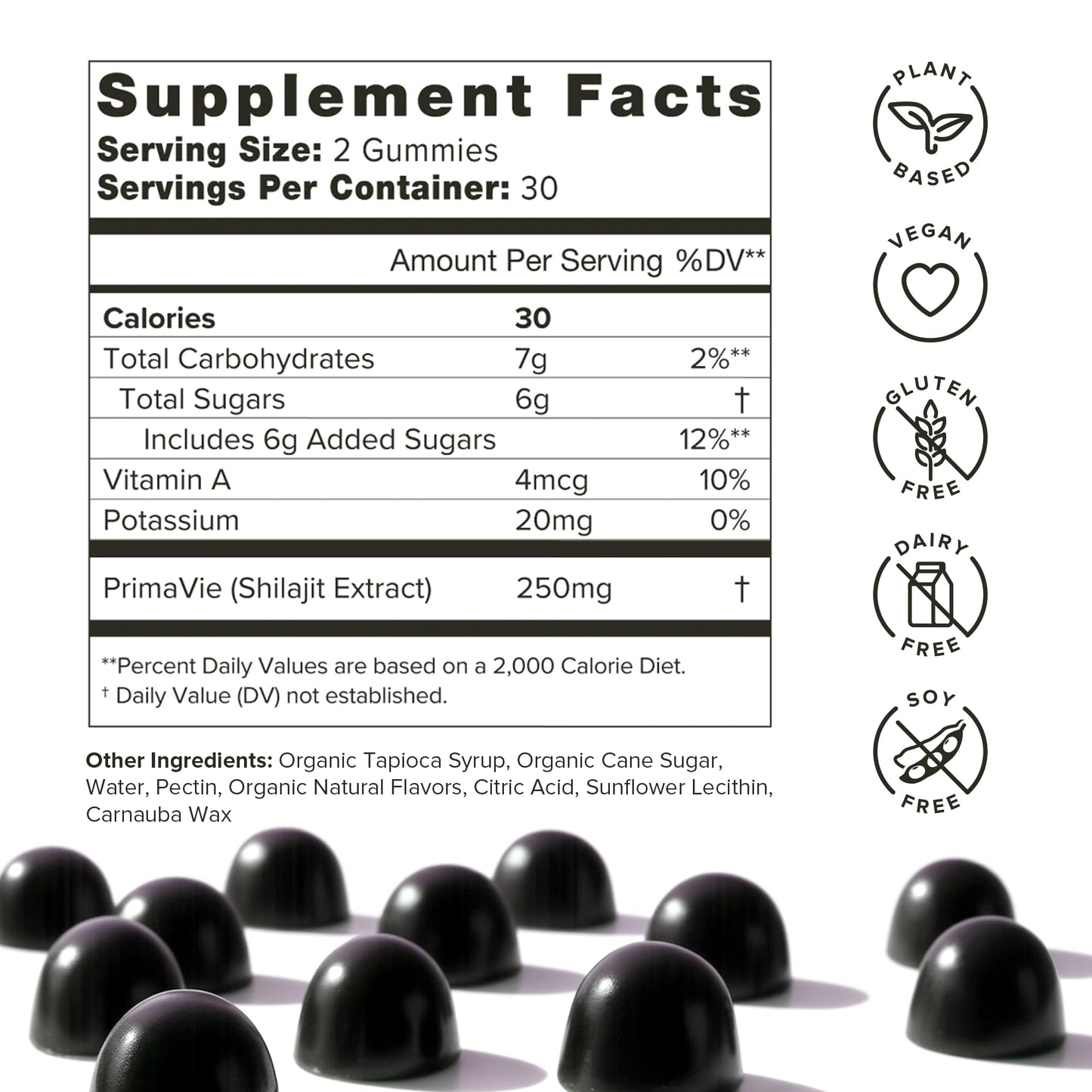 Organifi Shilajit Gummies 60 Count