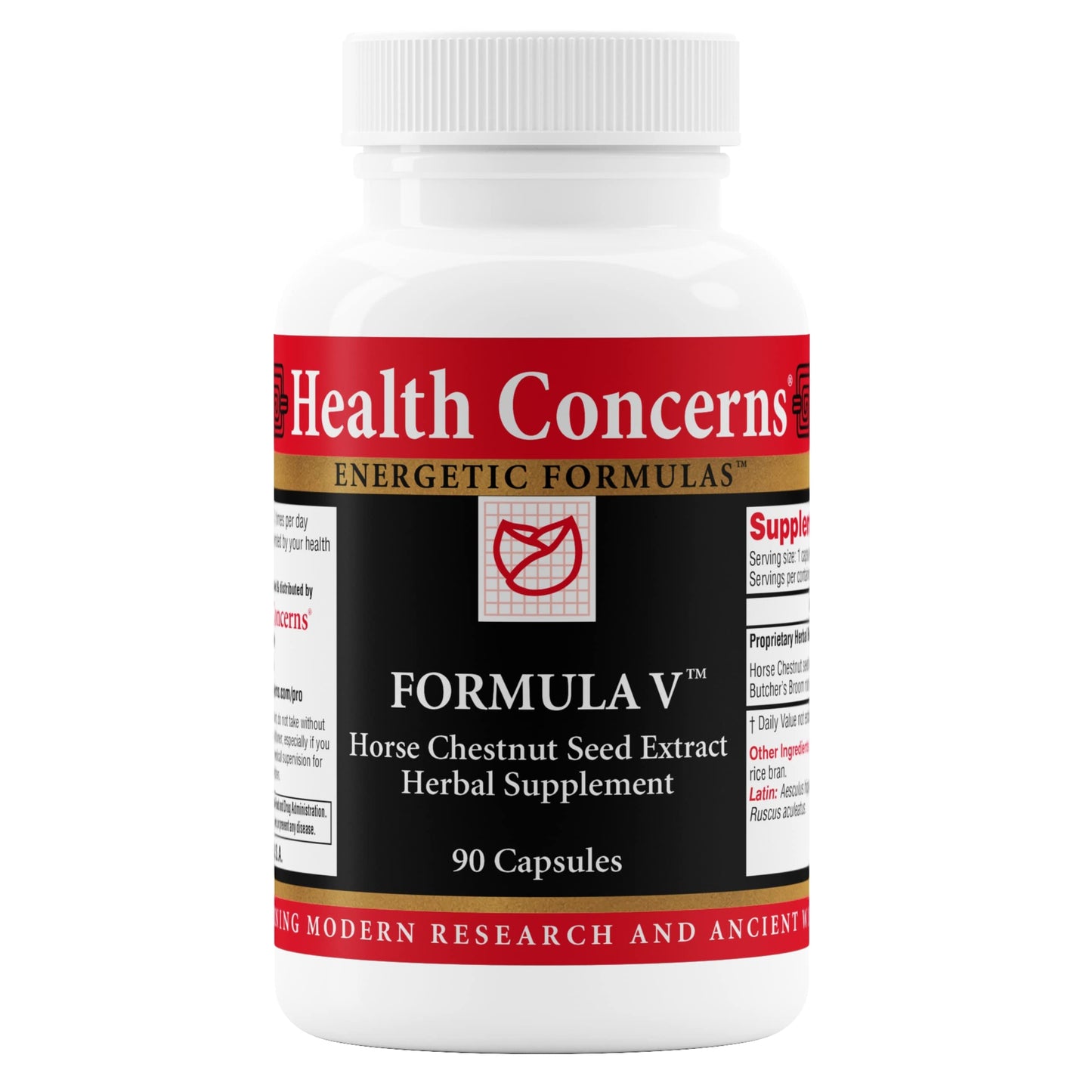 Health Concerns Formula V – Blood Flow & Circulation Support Supplement – Vein Health for Swelling, Leg Cramps, Varicose Veins, Inflammation & Heavy Legs – Chinese Herbal Formula Capsules 90
