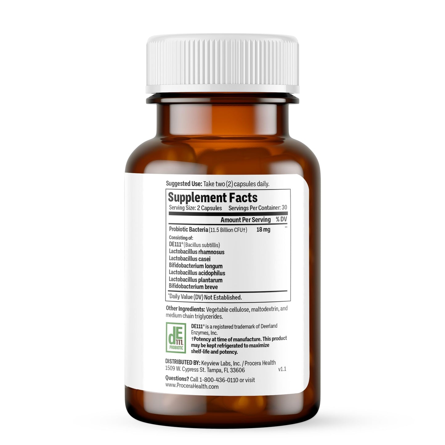 Procera Immune Probiotic 11 Billion CFU Capsule, 60 Count
