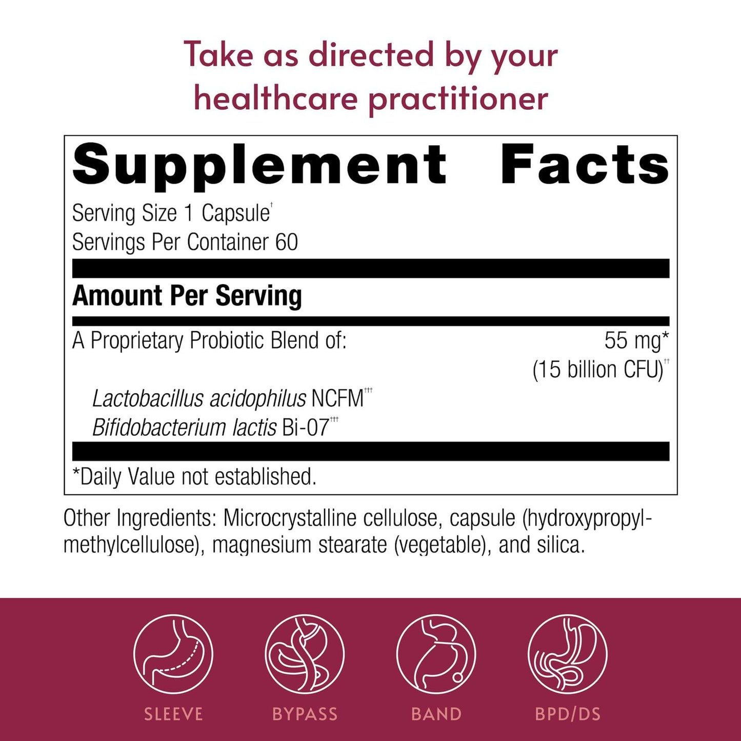 Bariatric Advantage FloraVantage Balance Capsules, 60 Count