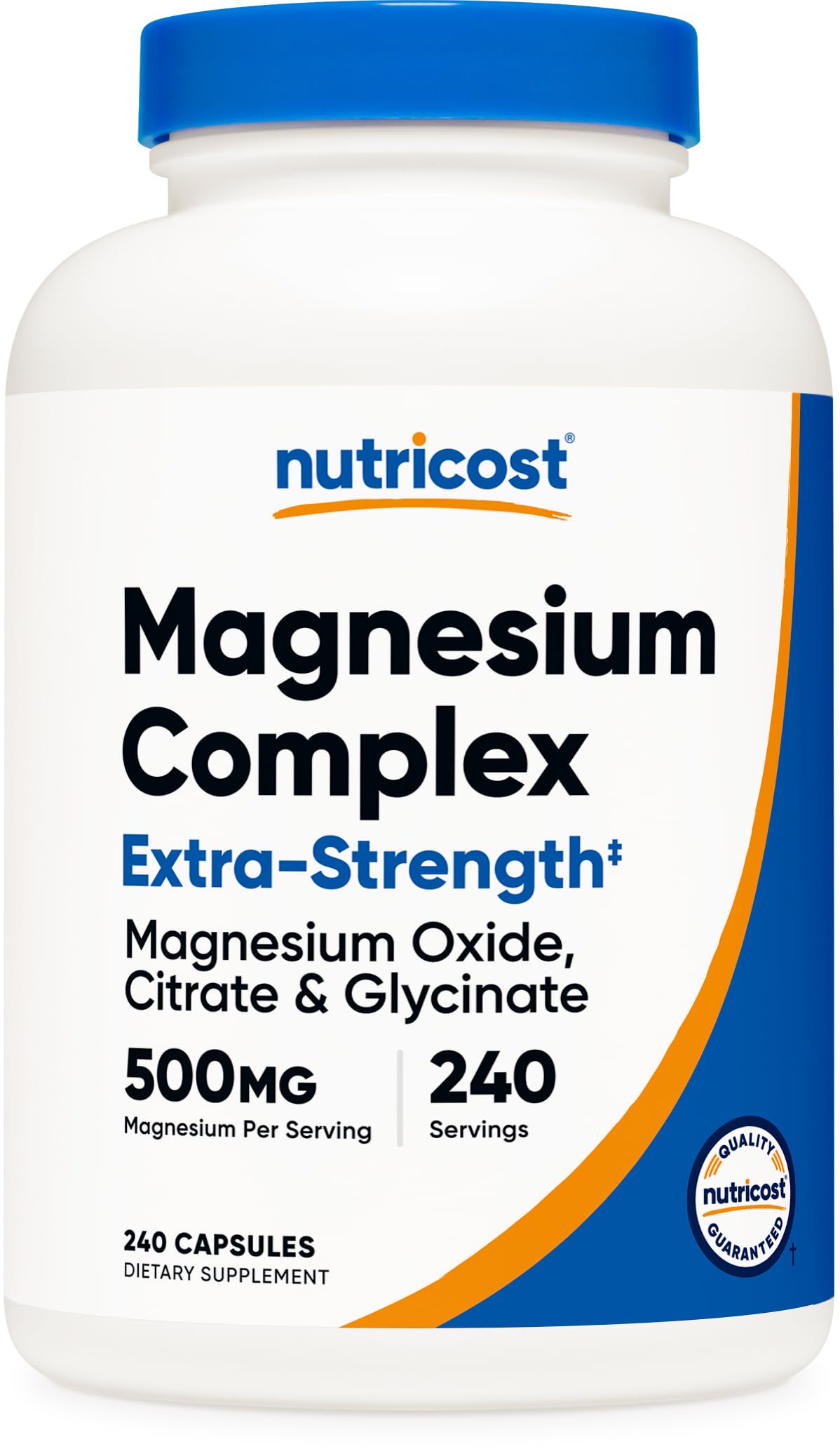 Nutricost Magnesium Complex Extra Strength 500mg Capsules 240 Count