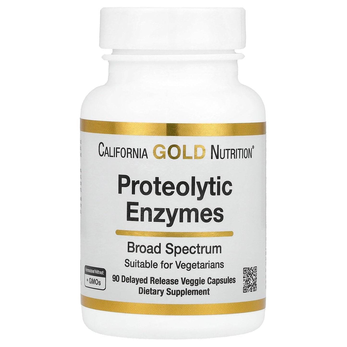 California Gold Nutrition Proteolytic Enzymes, 90 Capsules