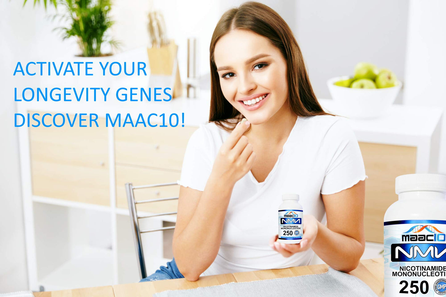 MAAC10 NMN 125mg Capsule, 90 Capsules