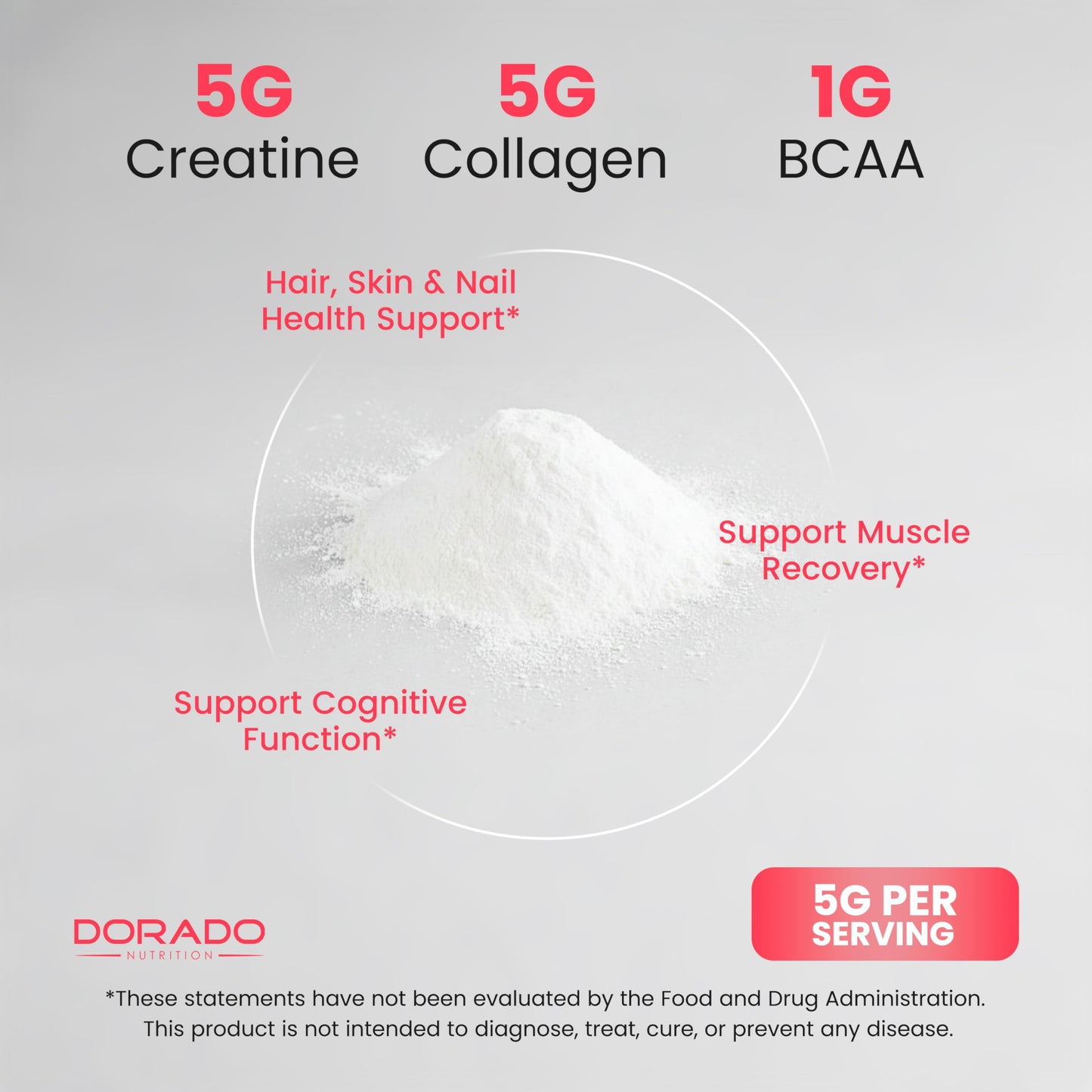 DORADO NUTRITION Creatine Monohydrate Powder 11.64 Ounce