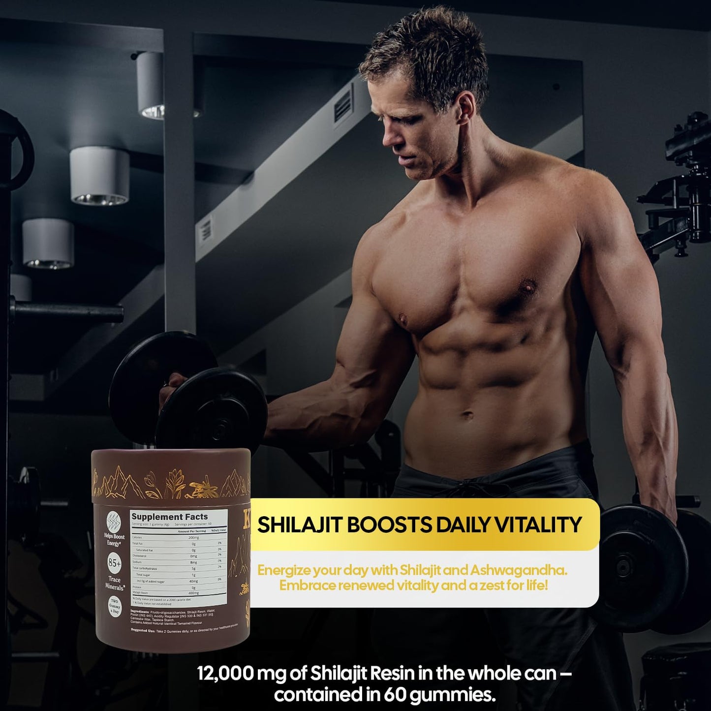 Kun Care Shilajit Gummies 60 Count