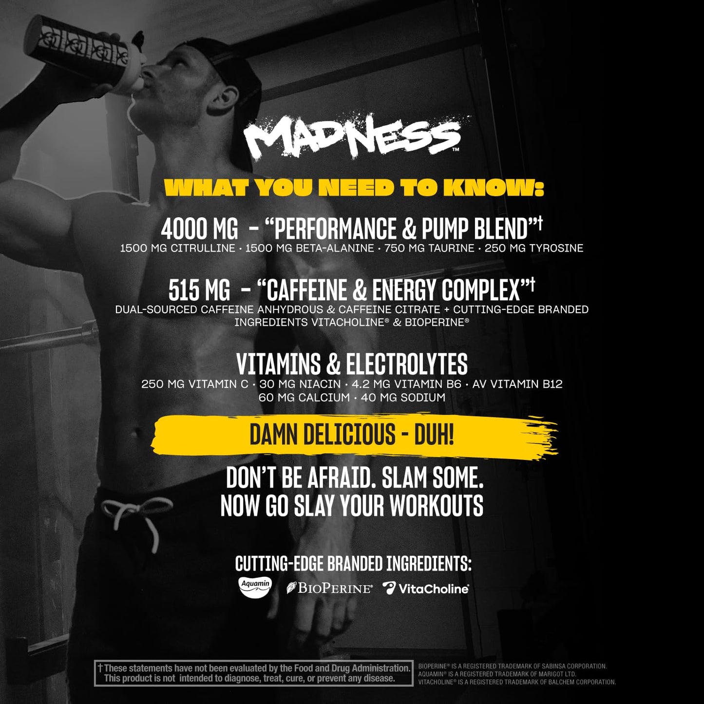 Mutant Madness Pre Workout Powder 9.52 Ounce