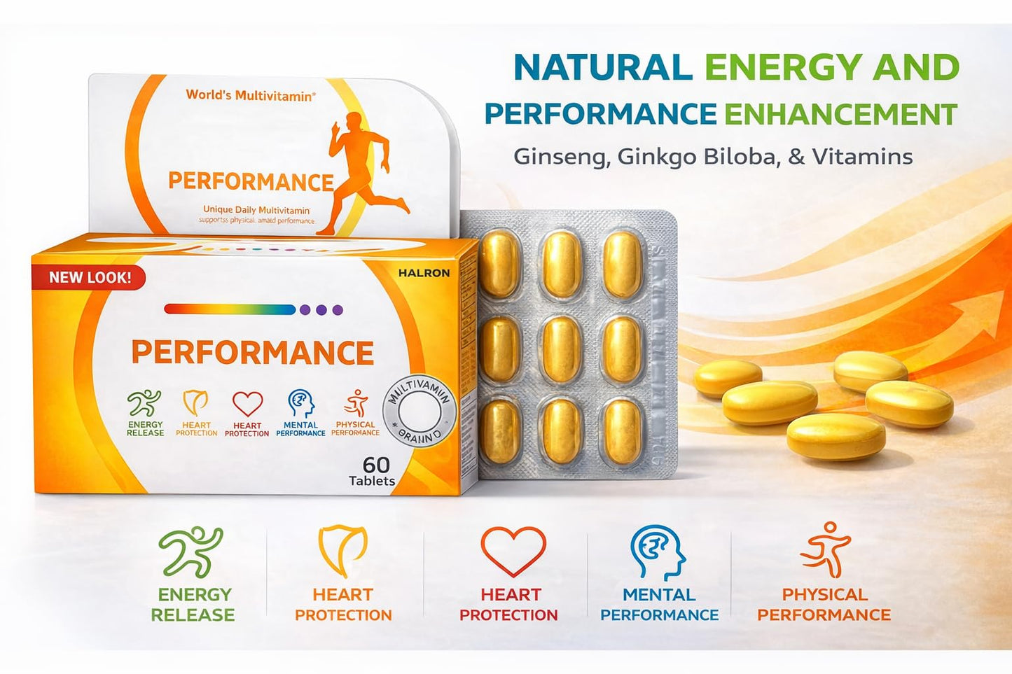 Generic Centrrum Performance Multivitamin Tablets 60 Count