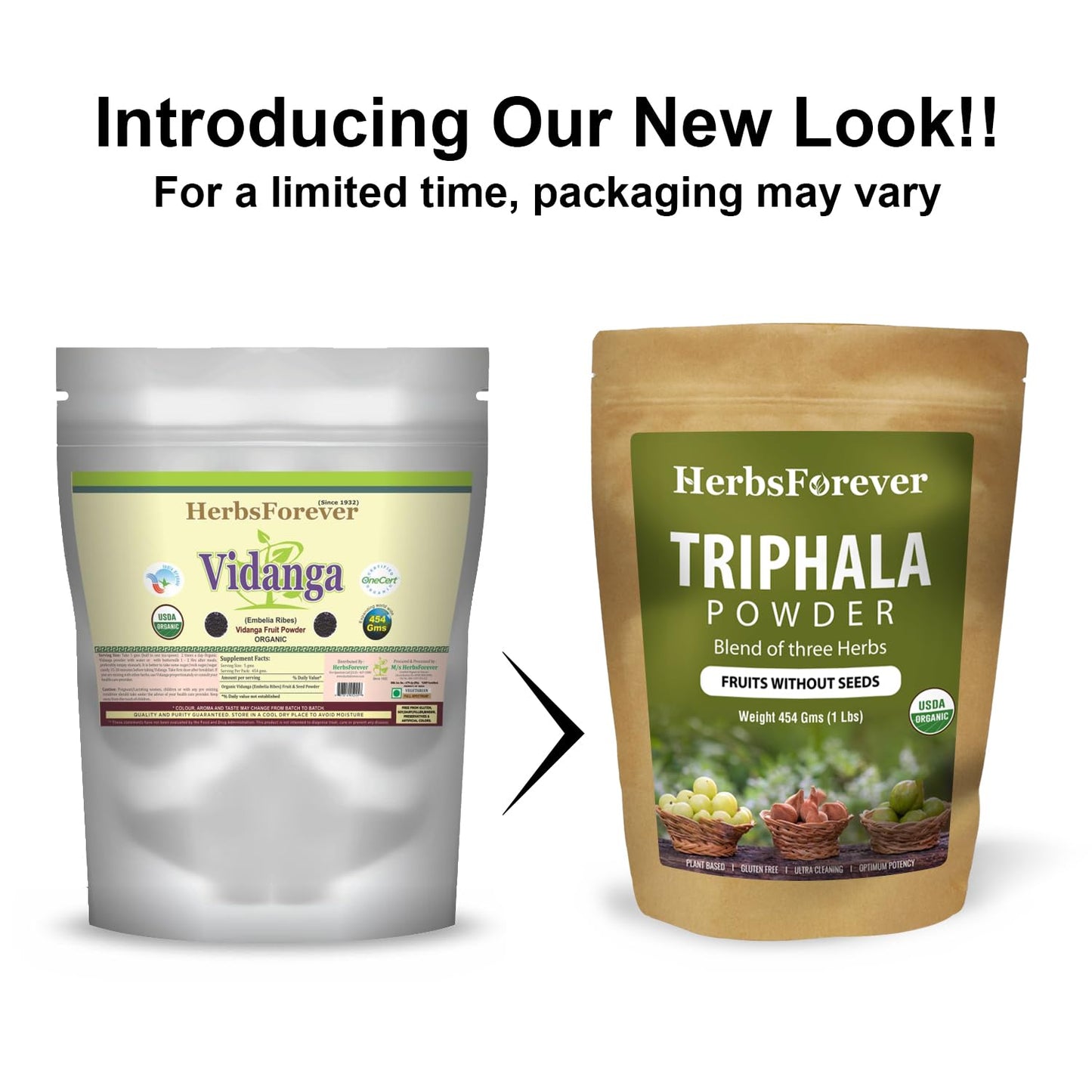 Herbsforever Triphala Churna Powder 16 Ounce