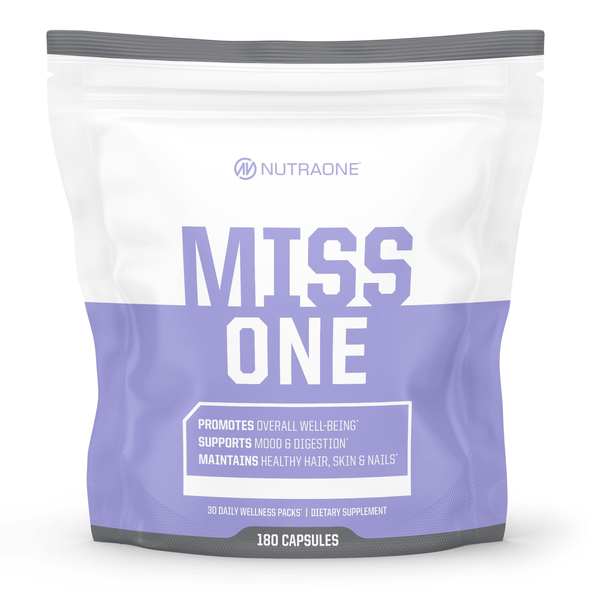 NutraOne MissOne Daily Vitamin Packs for Women Capsules, 30 Count