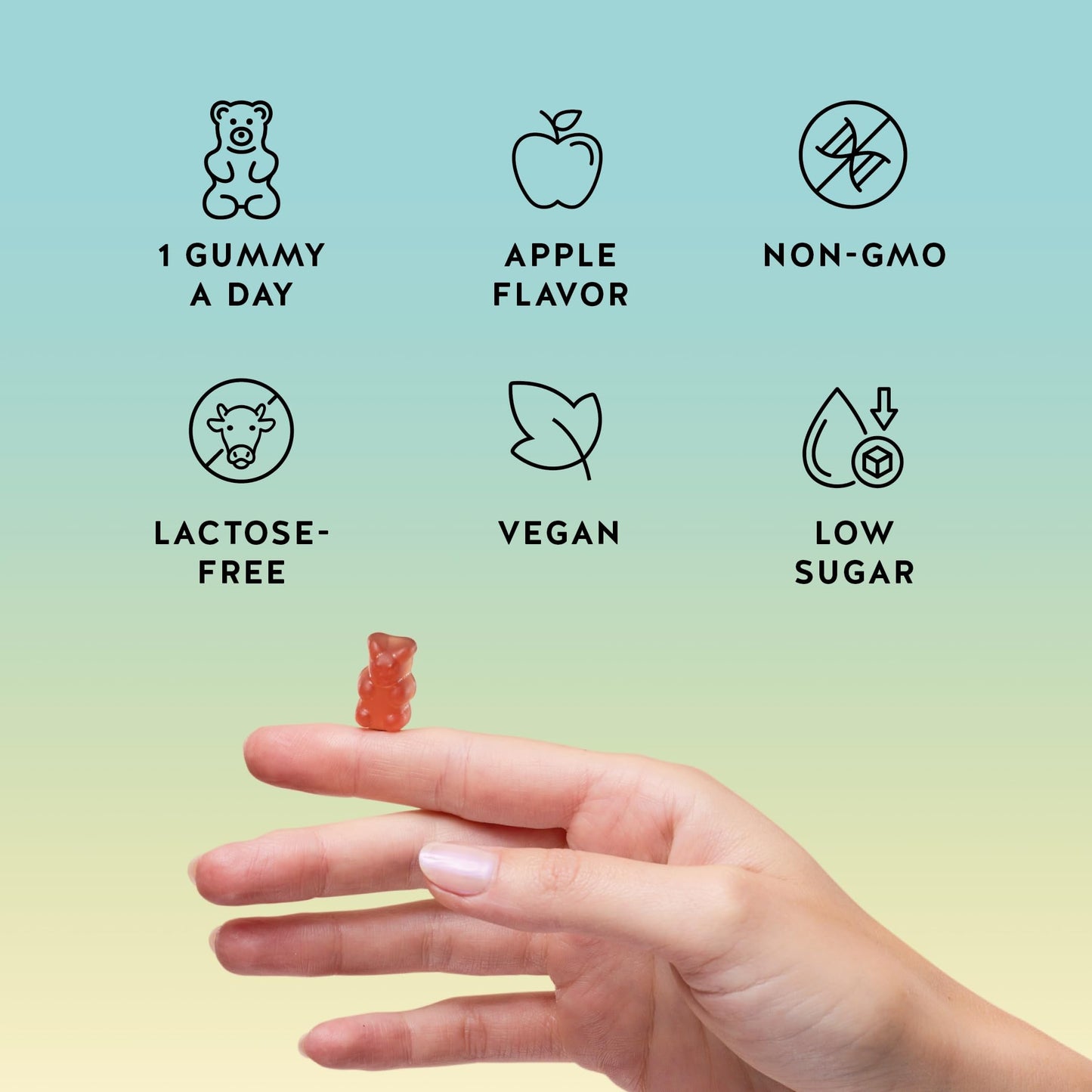 Bears with Benefits Apple Cider Vinegar Gummy Bears 30 Gummies