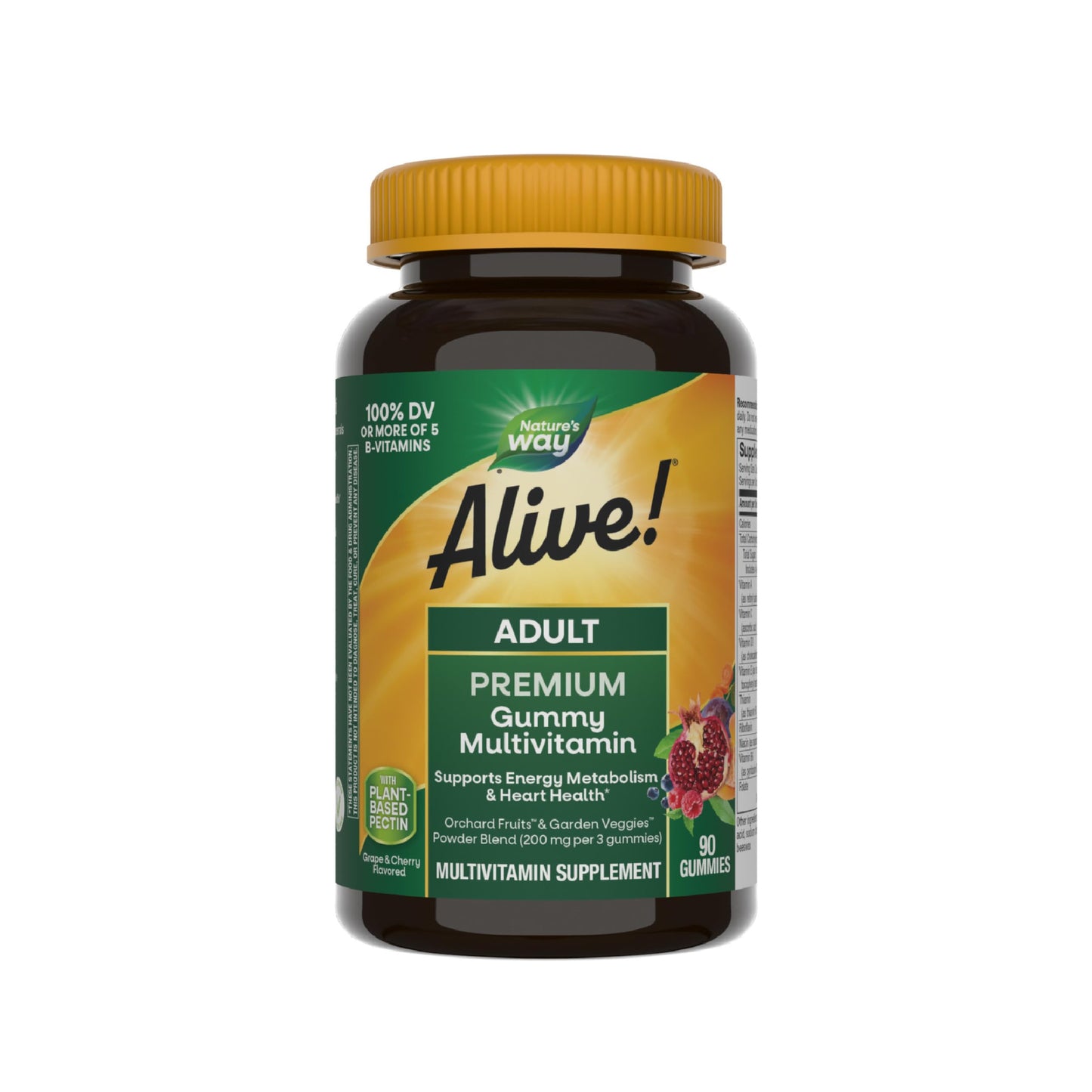 Nature's Way Alive! Adult Premium Multivitamin Gummy, 90 Gummies