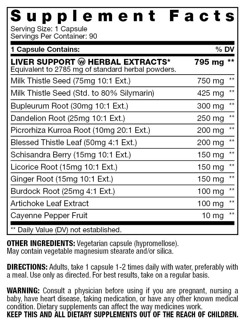 Fresh Start Liver Support Capsule 90 Capsules