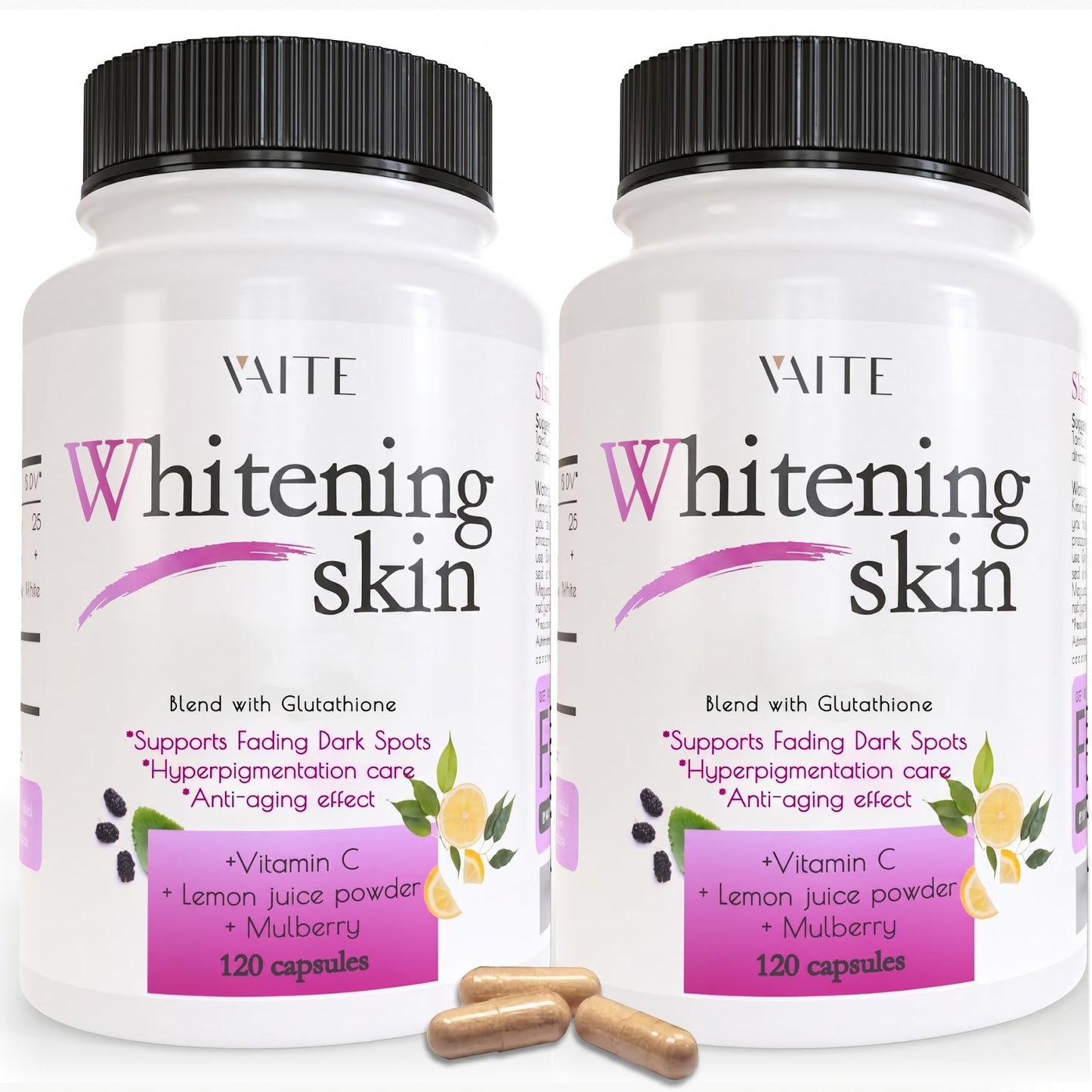 VAITE Glutathione Whitening Pills Capsule 120 Capsules