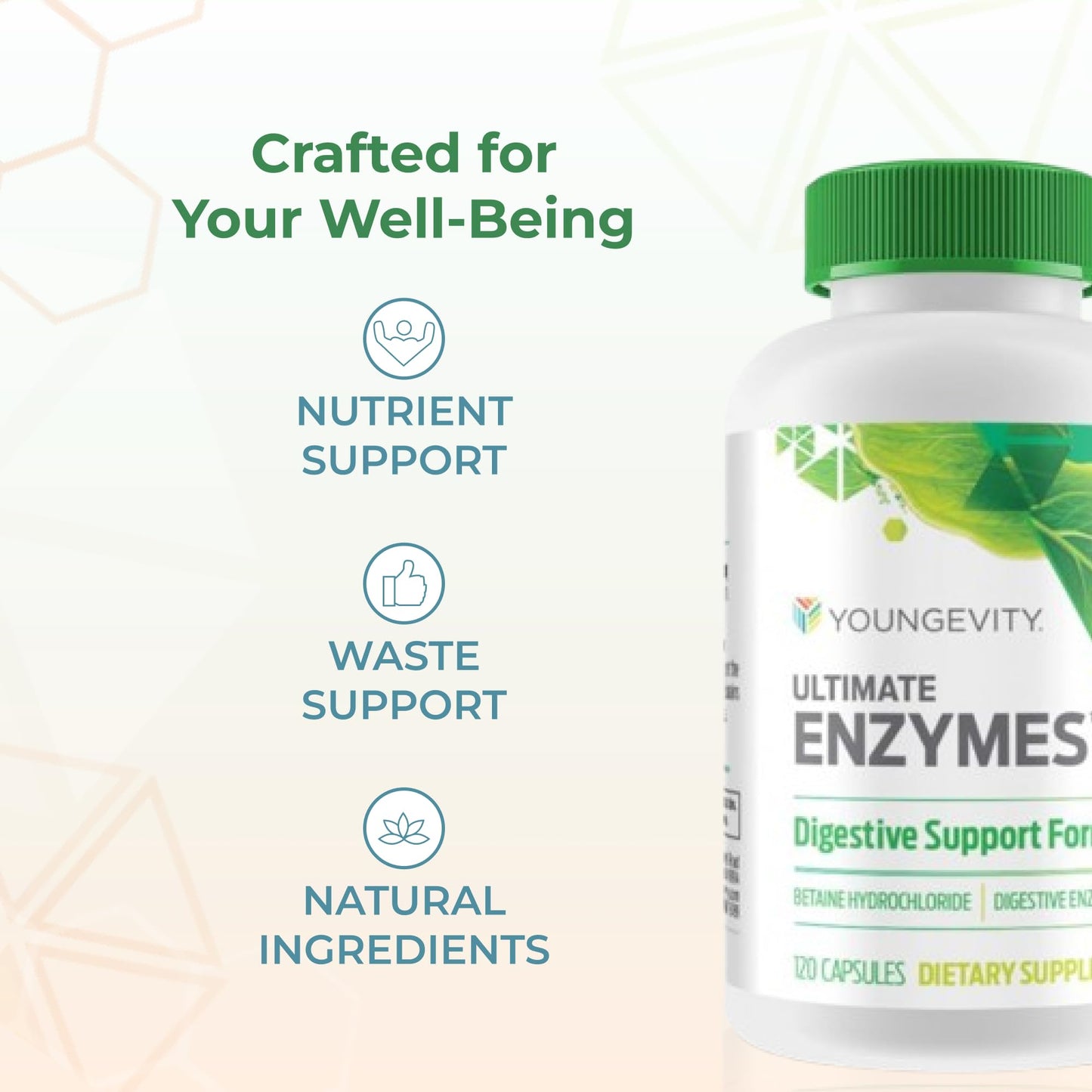 Youngevity Ultimate Enzymes Capsules 120 Count