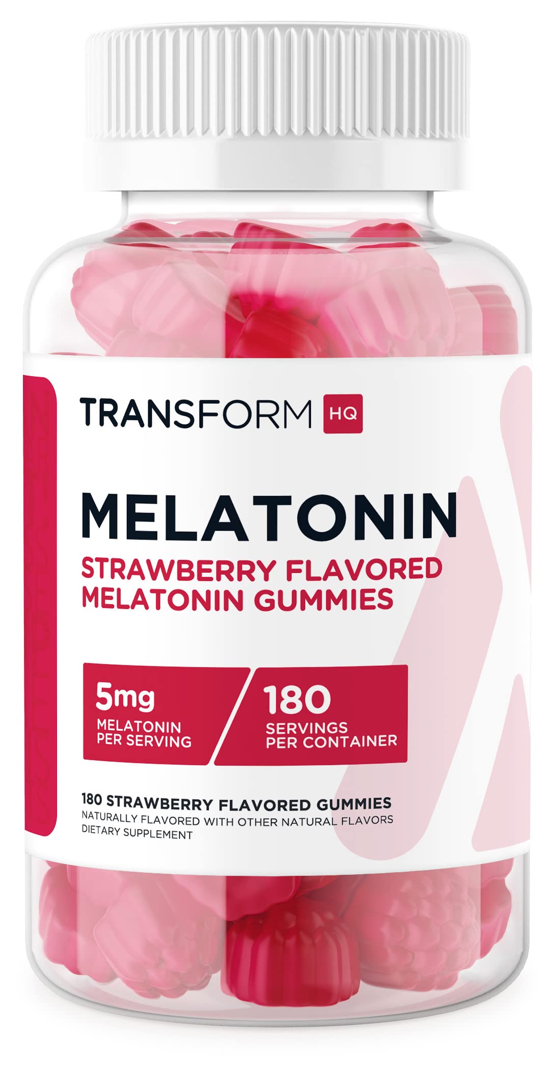 TransformHQ Melatonin (5mg) Gummies, 180 Count