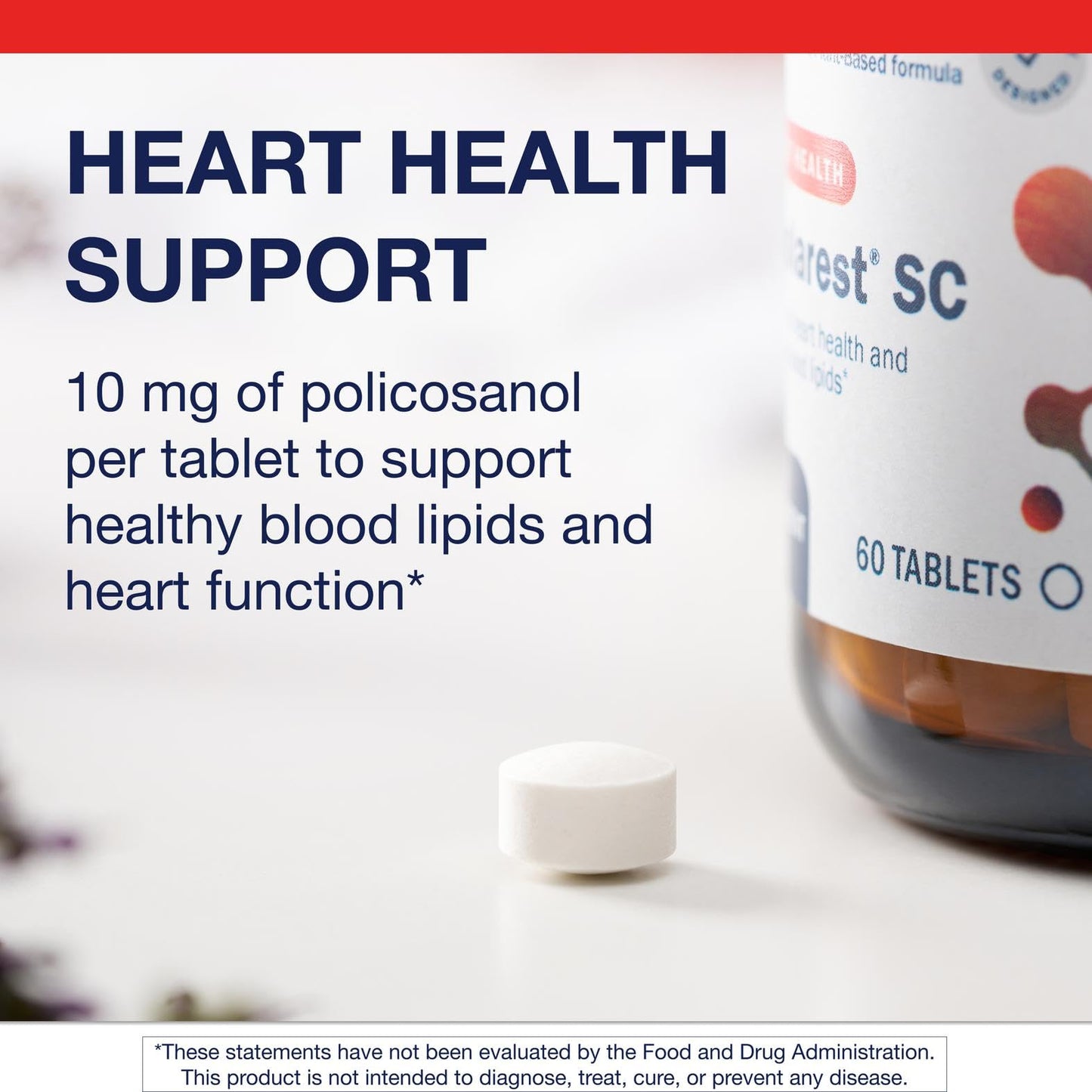 Metagenics Cholarest SC Policosanol Supplement, 60 Tablets