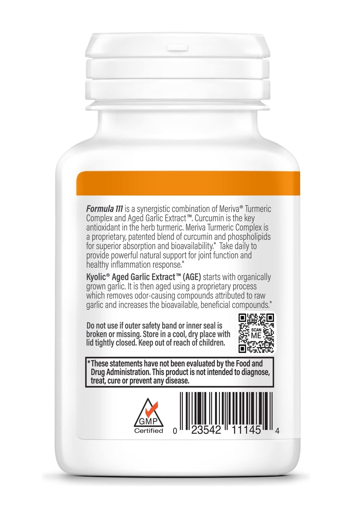 Kyolic Aged Garlic Extract Formula 111 Capsule, 50 Capsules